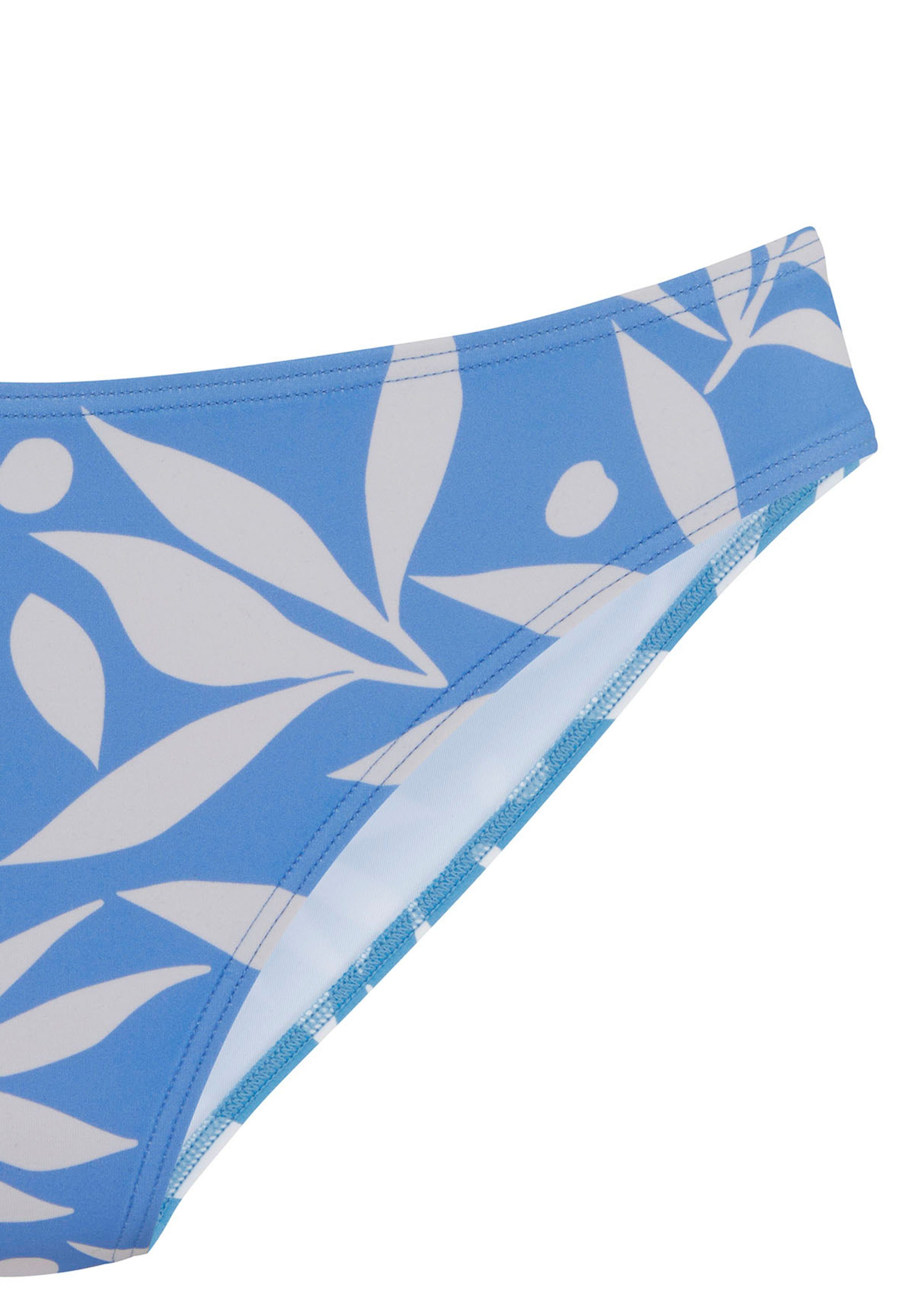 LASCANA ACTIVE Bikini-Hose Lia mit Blätterdruck