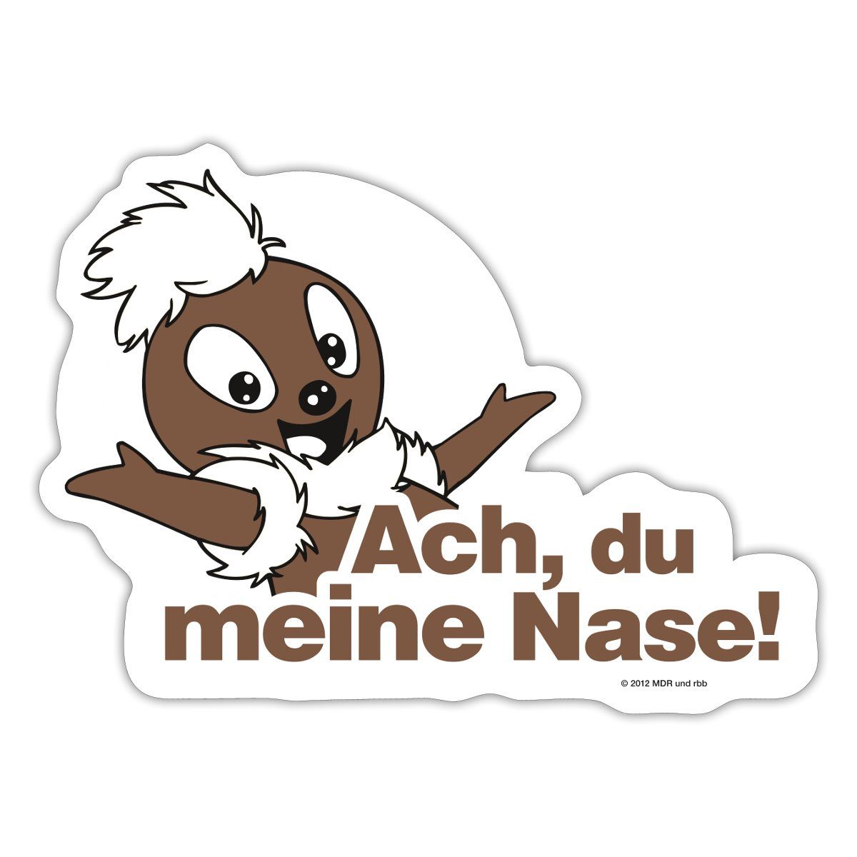 Spreadshirt Наклейка Sandmännchen Pittiplatsch Ach Du Meine Sticker Наклейка