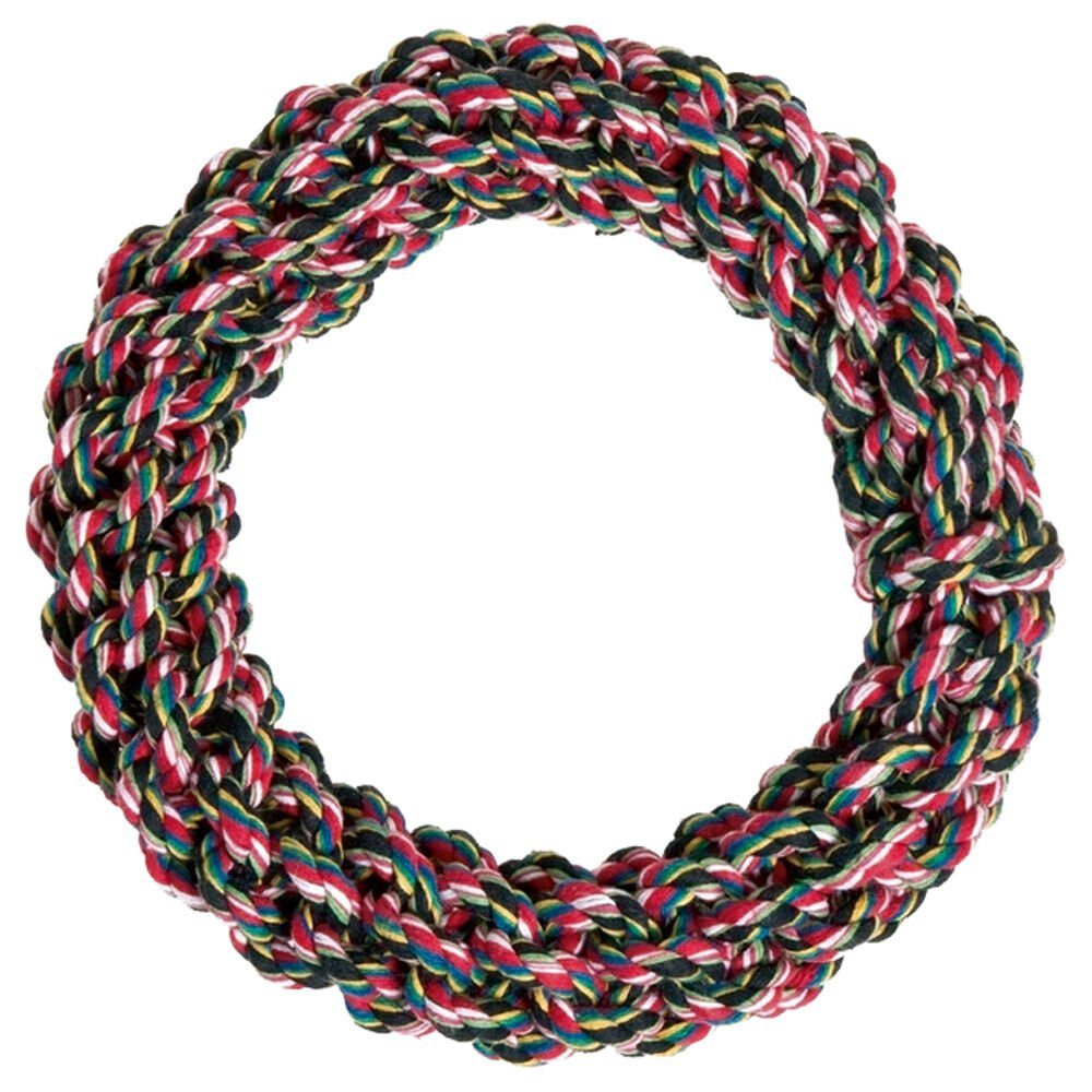 Karlie Tiertaue Zahnseil - Ring - Baumwoll Spielring aus Tauwerk, aus kräftigem Tauwerk, (1-tlg)