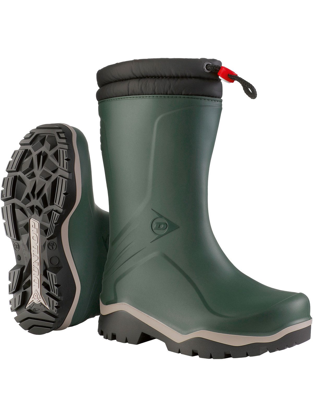 MK0KL45 Kids Blizzard Grün/Grau/Schwarz Winterstiefel