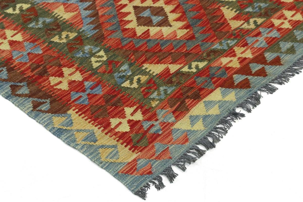 Orientteppich Kelim Afghan 103x189 Handgewebter Nain Orientteppich Läufer, rechteckig, 3 Höhe: Trading, mm