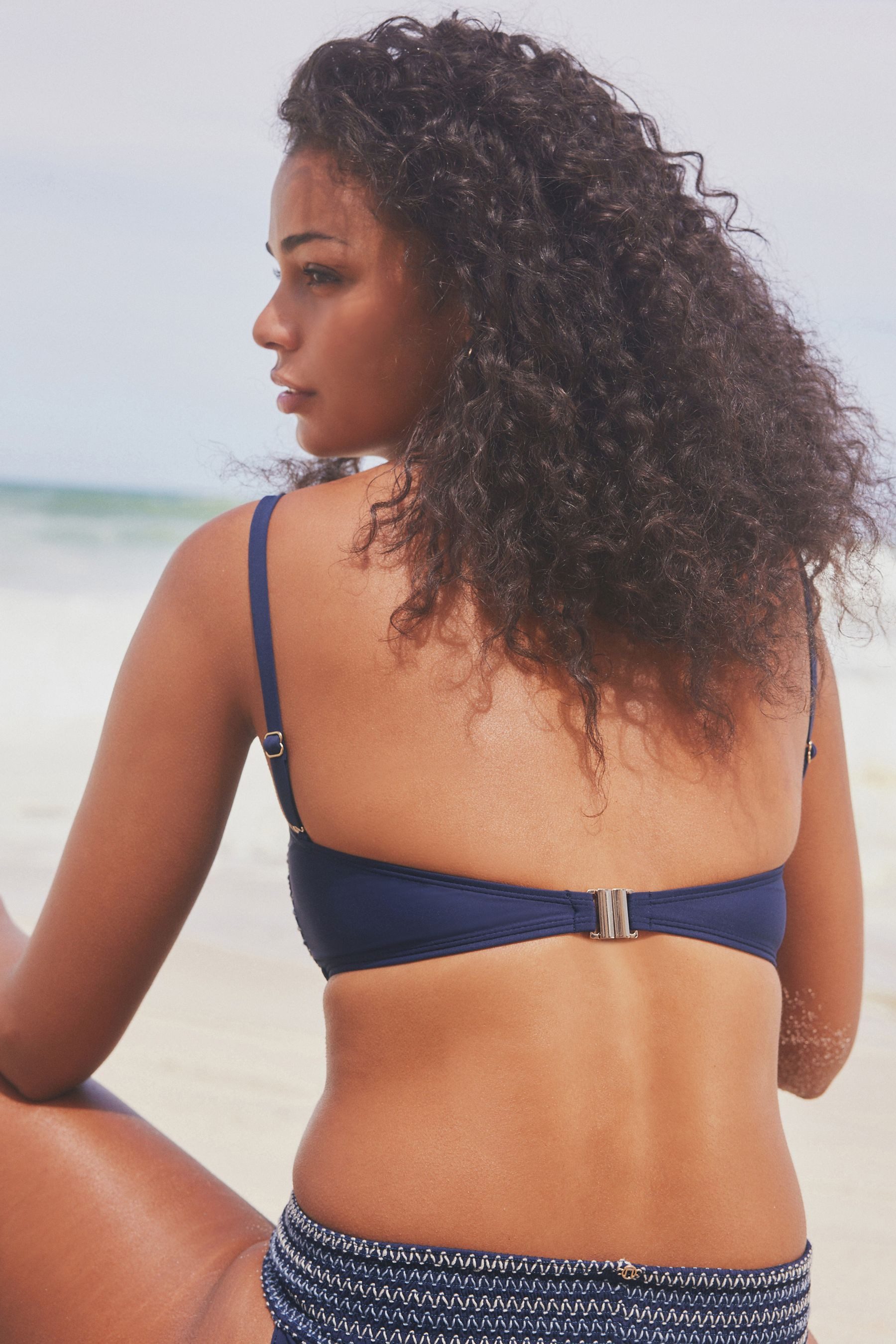 Next Bandeau-Bikini-Top Gesmoktes Bandeau-Bikinioberteil (1-St) günstig online kaufen