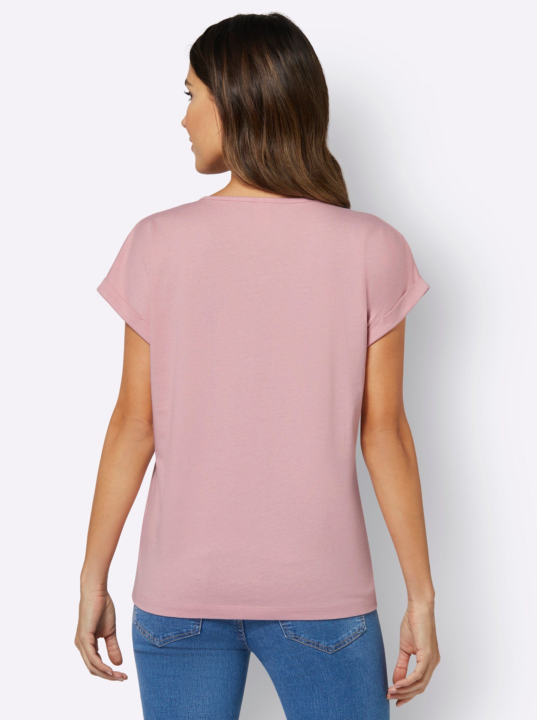 Sieh an! T-Shirt Rundhalsshirt günstig online kaufen