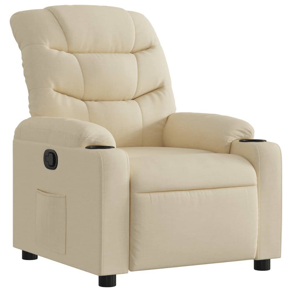 vidaXL Sessel Relaxsessel Creme Stoff (1-St) günstig online kaufen
