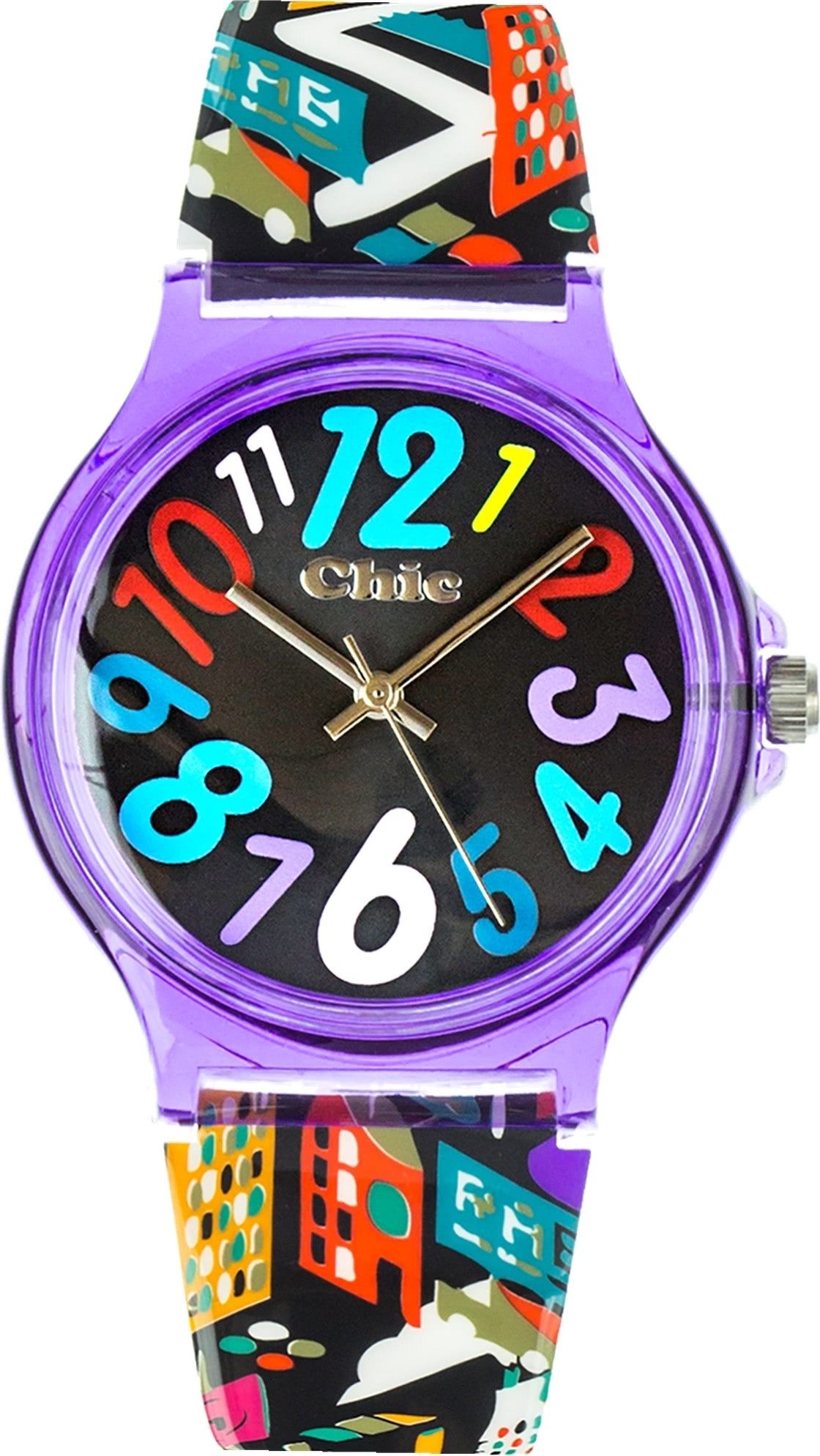 Quarzuhr Chic-Watches Damenuhr Skyline Armbanduhr
