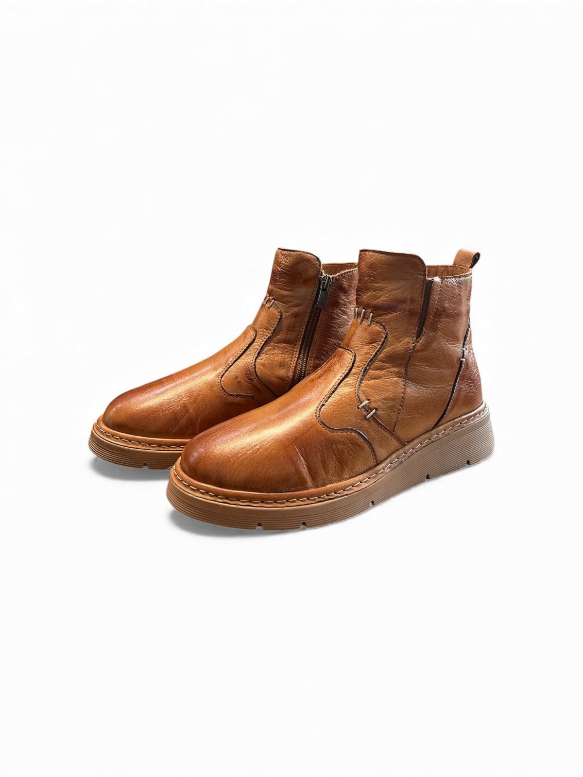 Begoria Damen Stiefeletten aus Echtleder – FlexTritt Comfort Shoes Stiefelette – Bild 2 von 3
