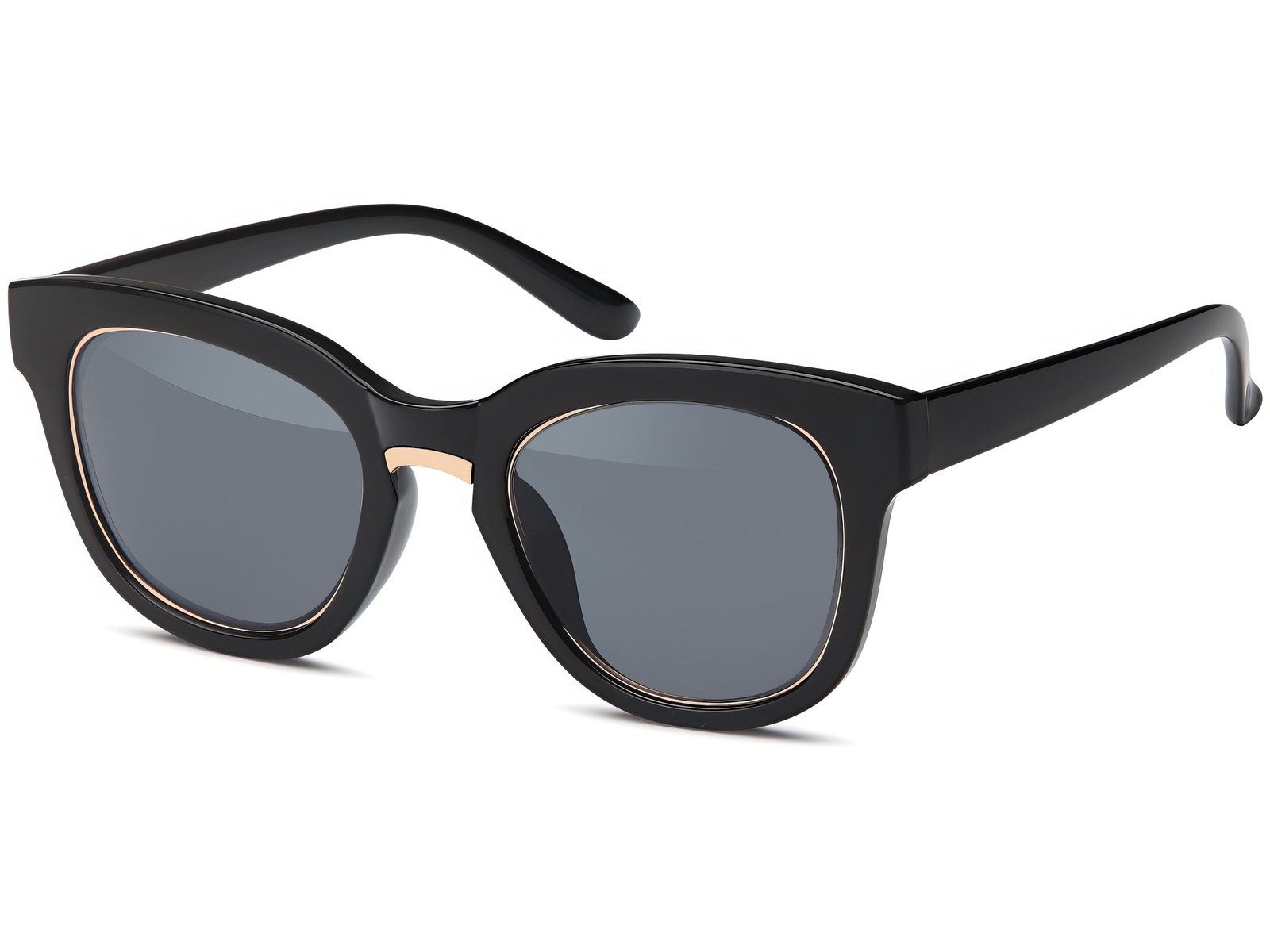 styleBREAKER Sonnenbrille Nerd Sonnenbrille mit Kunststoff Metall Rahmen (1-St)