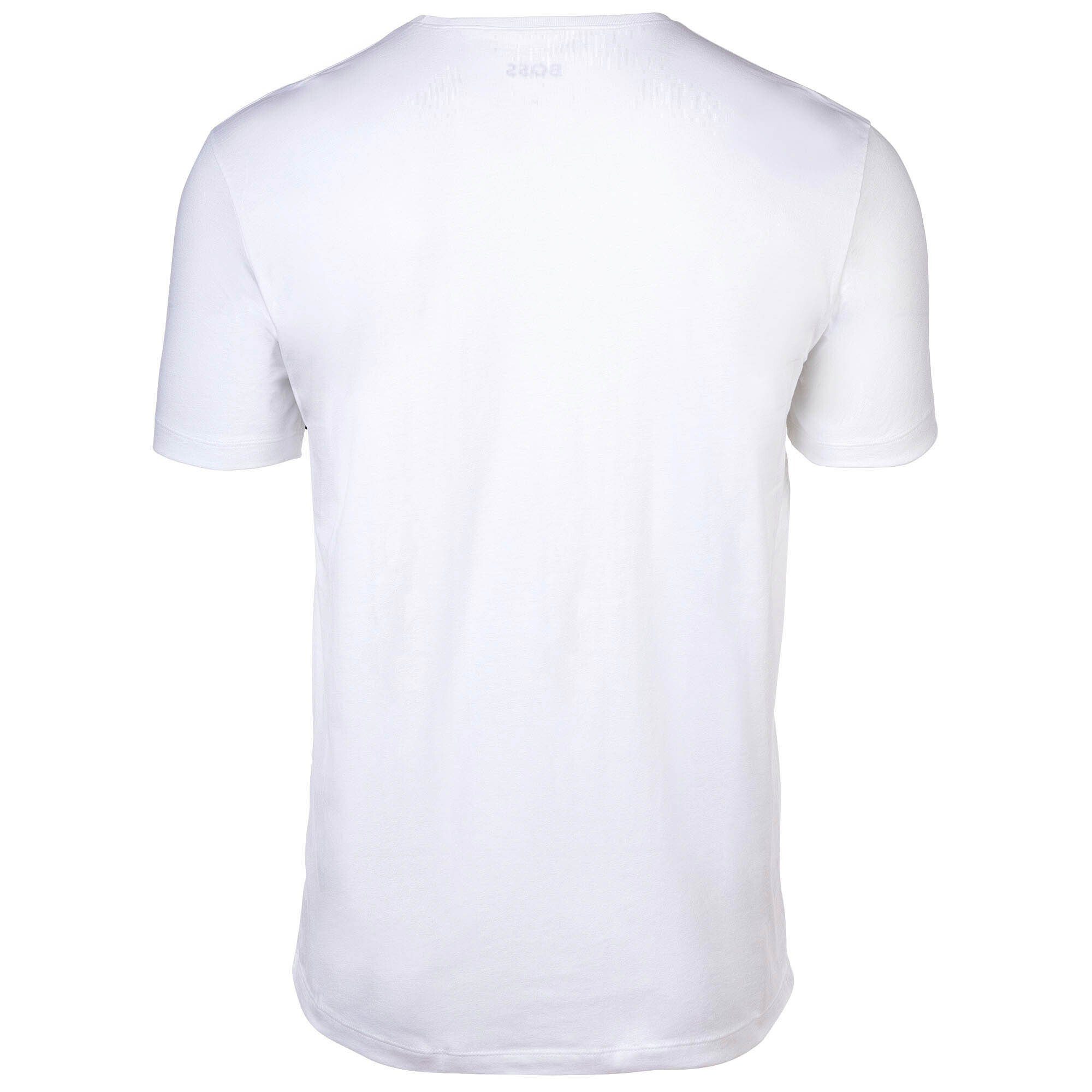 Pack Weiß - 4er T-Shirt BOSS Herren TShirtRN Comfort T-Shirt,