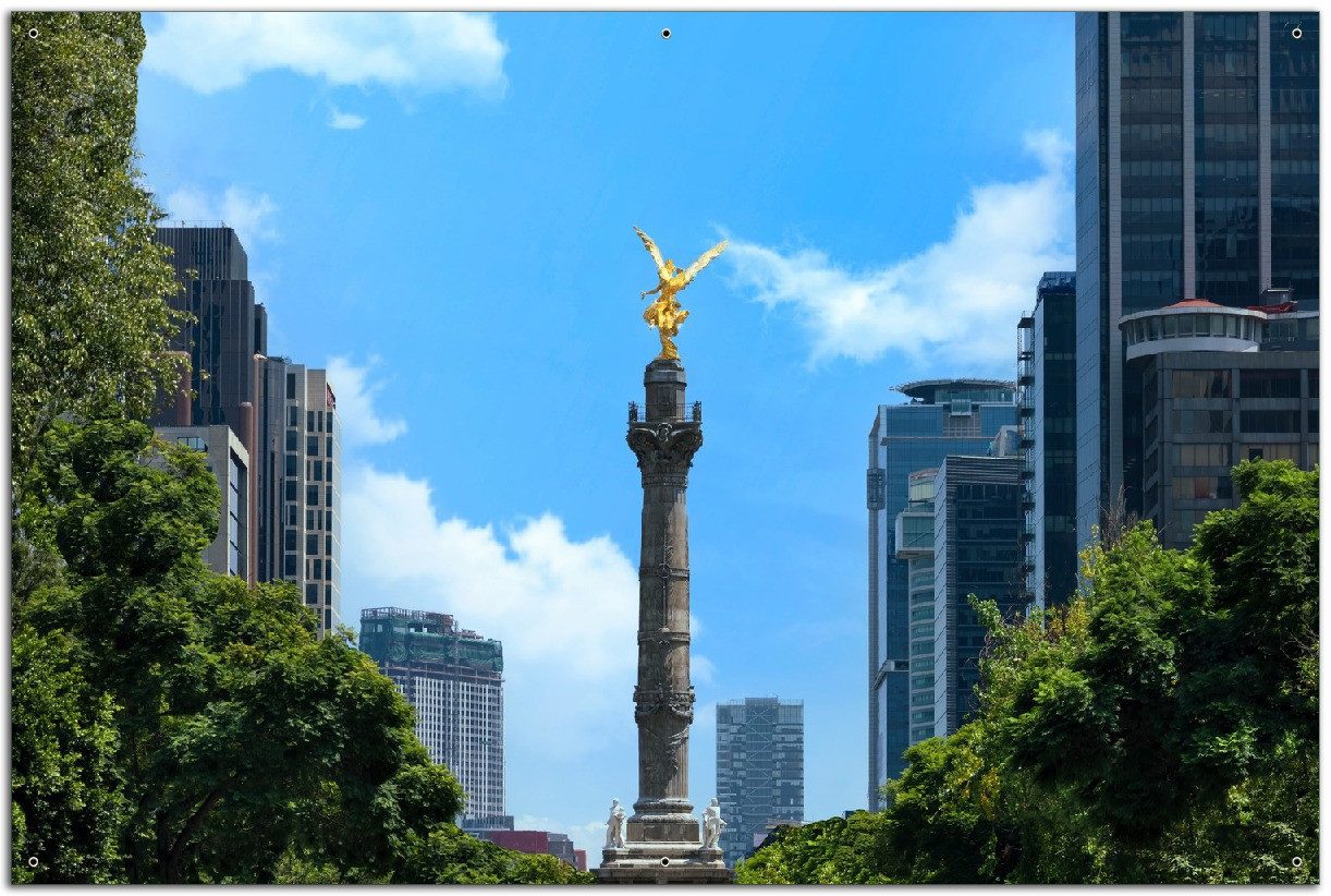 Wallario Sichtschutzzaunmatten Engel der Unabhängigkeit