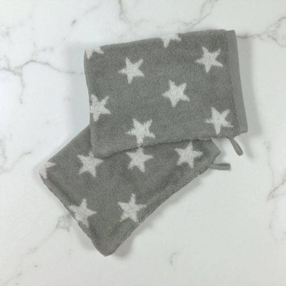 Cawö Home Handtücher Frottiertuchserie New Stars Platin-Weiß, 100% Baumwolle