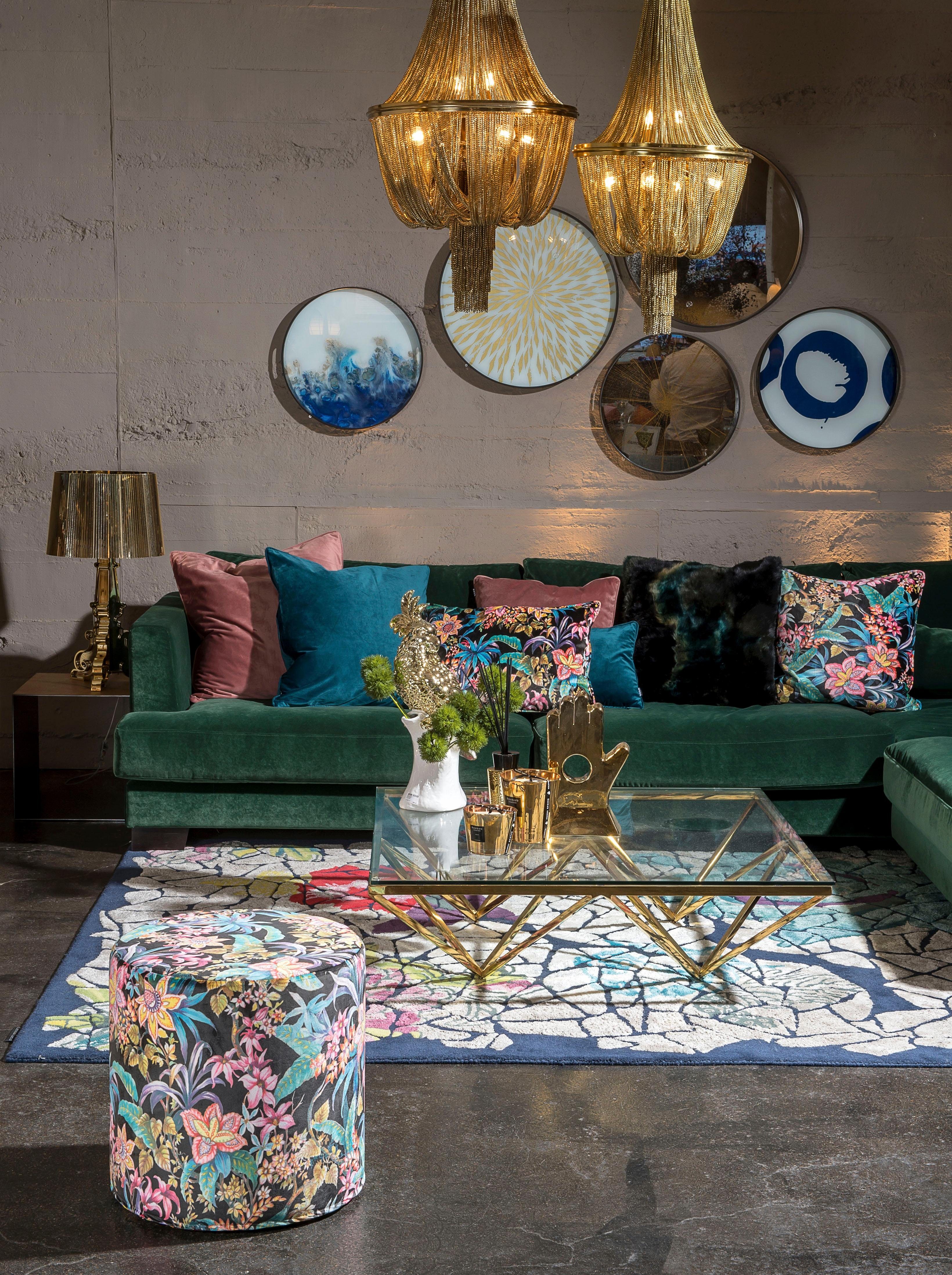 H.O.C.K. Dekokissen Nobile Samt, Kissenhülle mit Füllung, 1 Stück günstig online kaufen