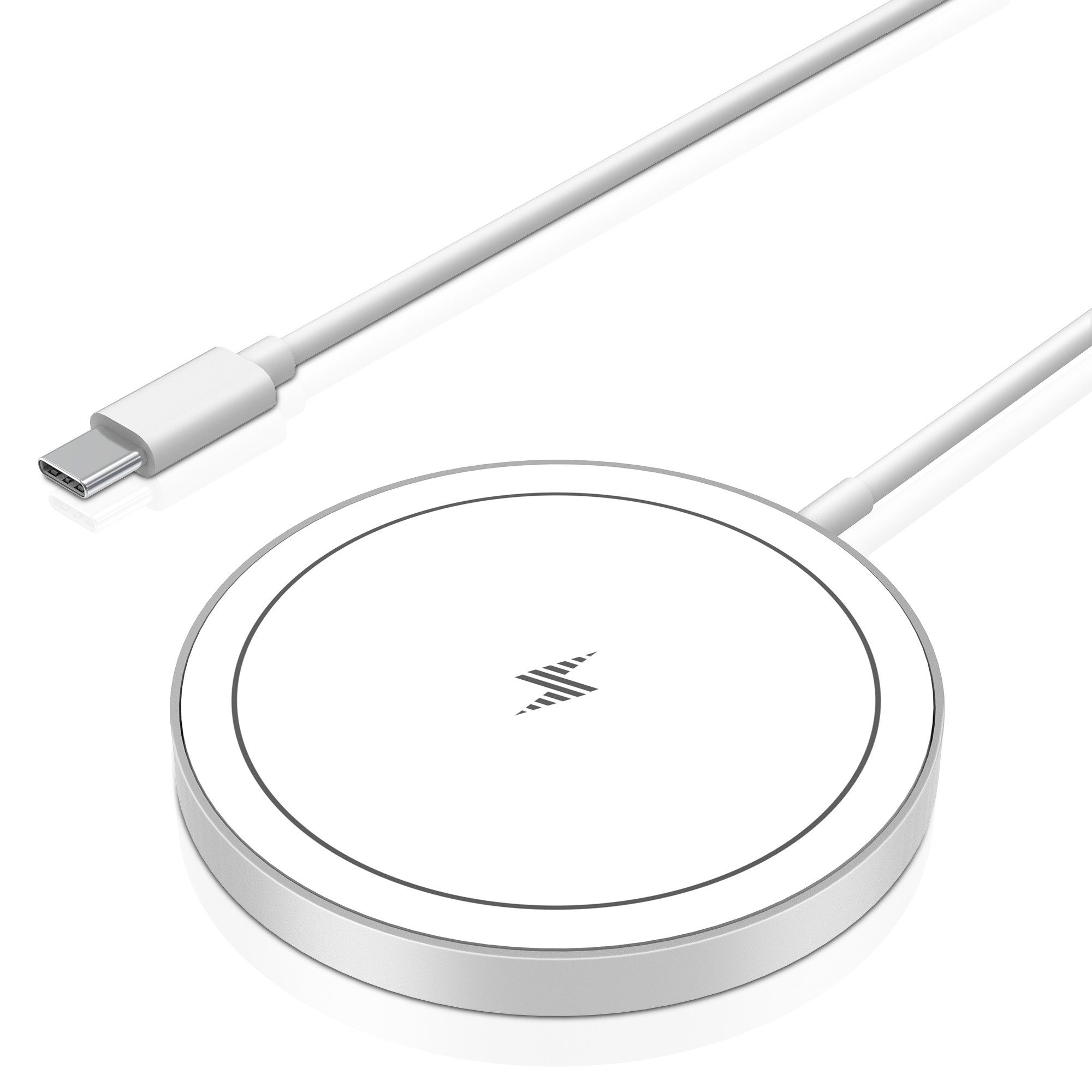 walkbee MagSafe Ladegerät kabelloses ladegerät Induktions Ladegerät Wireless Charger (15W USB-C für iPhone Induktives Magnetisches Ladepad)