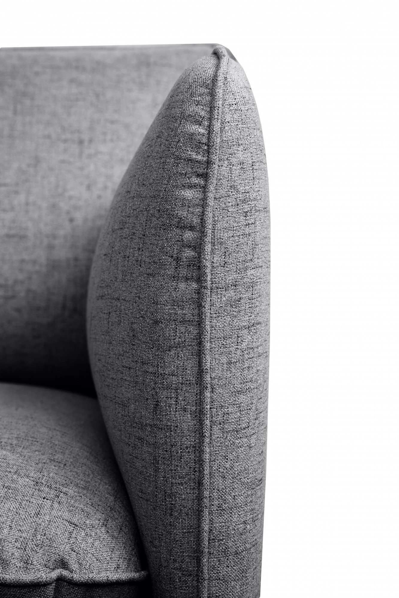 schlanken Skalle, andas 3-Sitzer Design Metallfüßen auf minimalistisches