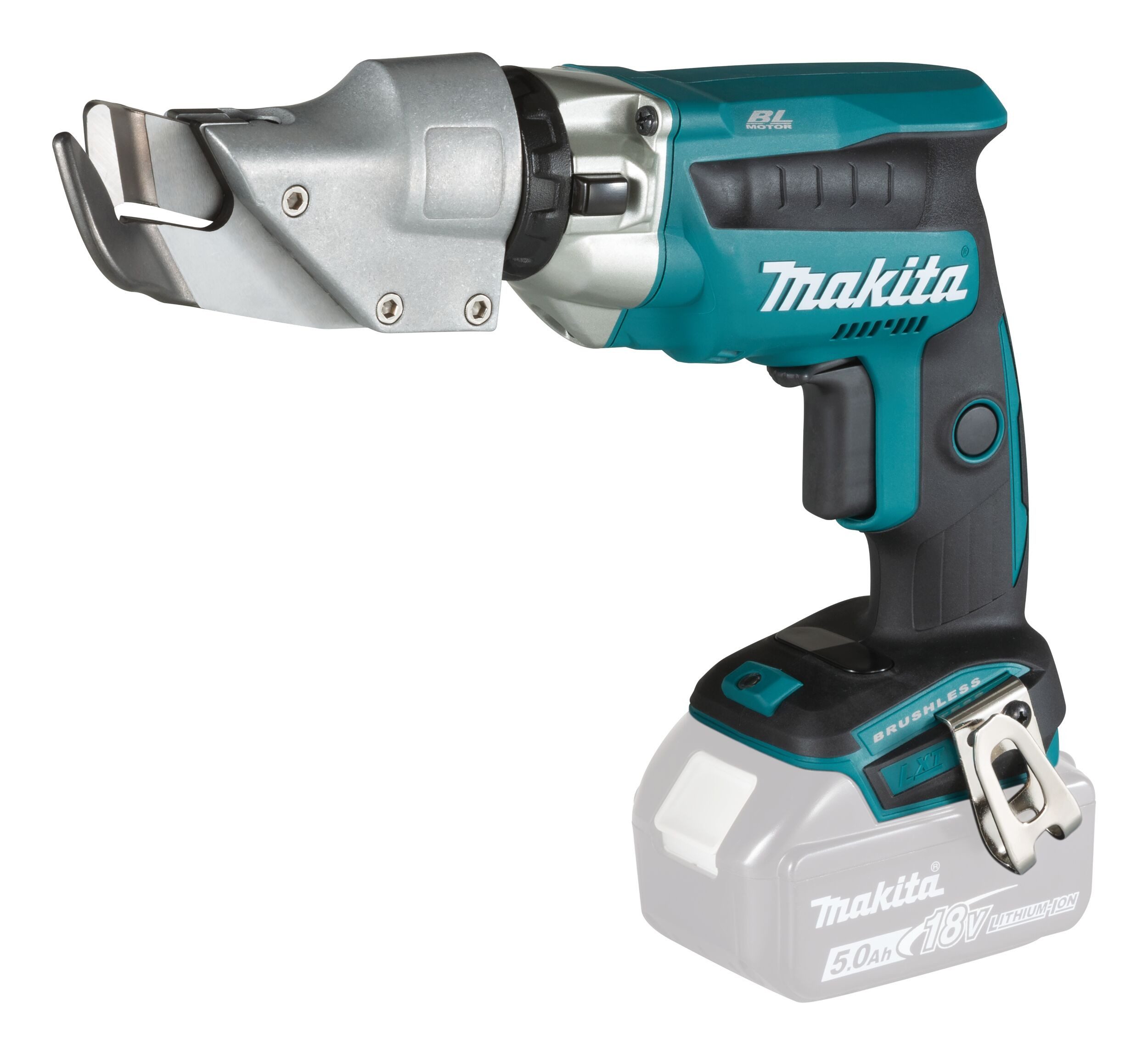 Makita Akku-Blechschere, 18 in V, Kurvenschere 18V, DJS131Z, 1,3 mm, Ohne Akku - im Karton