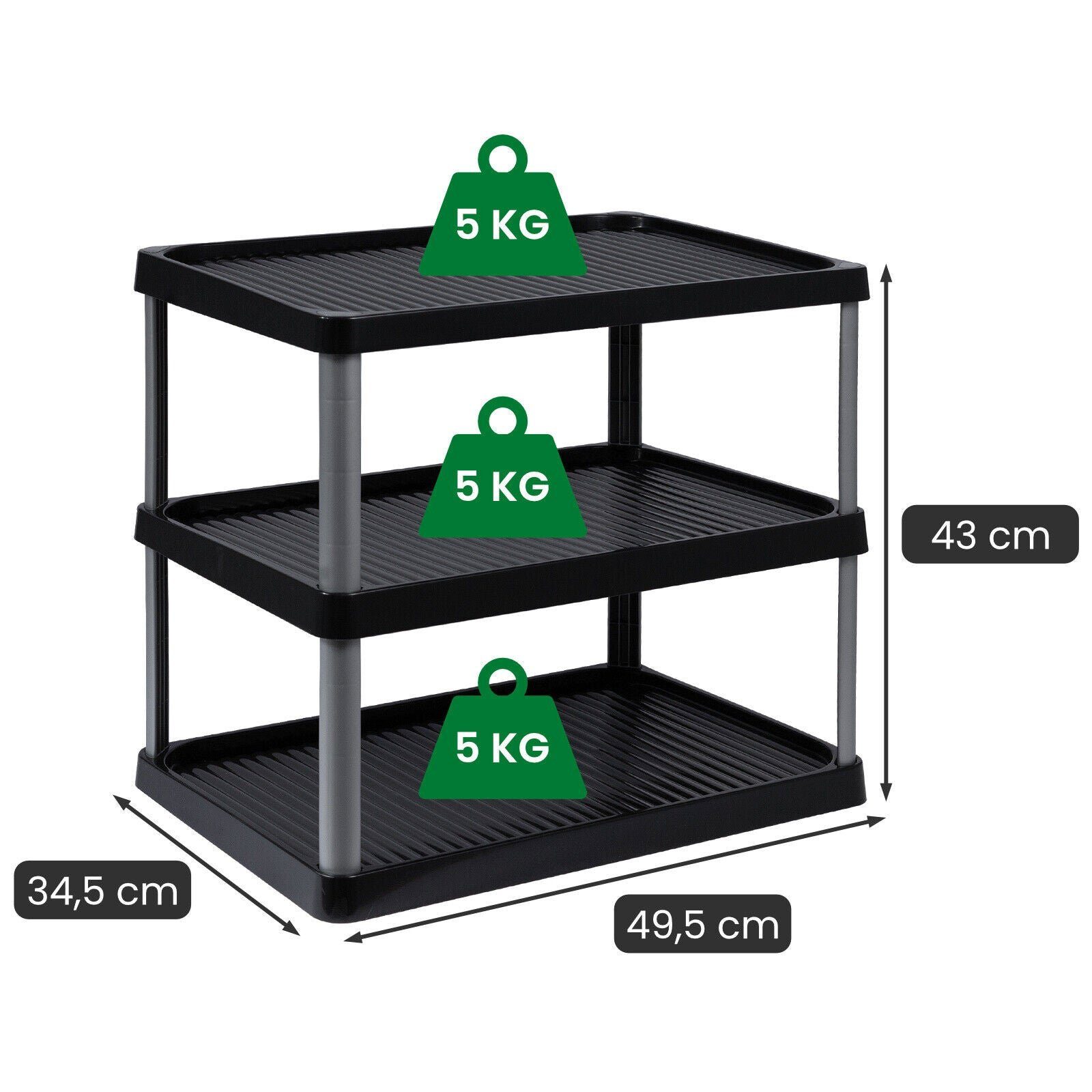 ARTECSIS Schuhregal, 5-tlg. günstig online kaufen