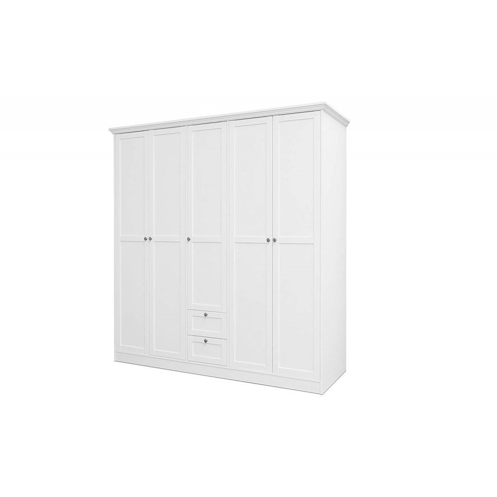 Finori Drehtürenschrank 002269 LANDWOOD 19 Kleiderschrank Stauraumschrank weiss ca. 187 cm