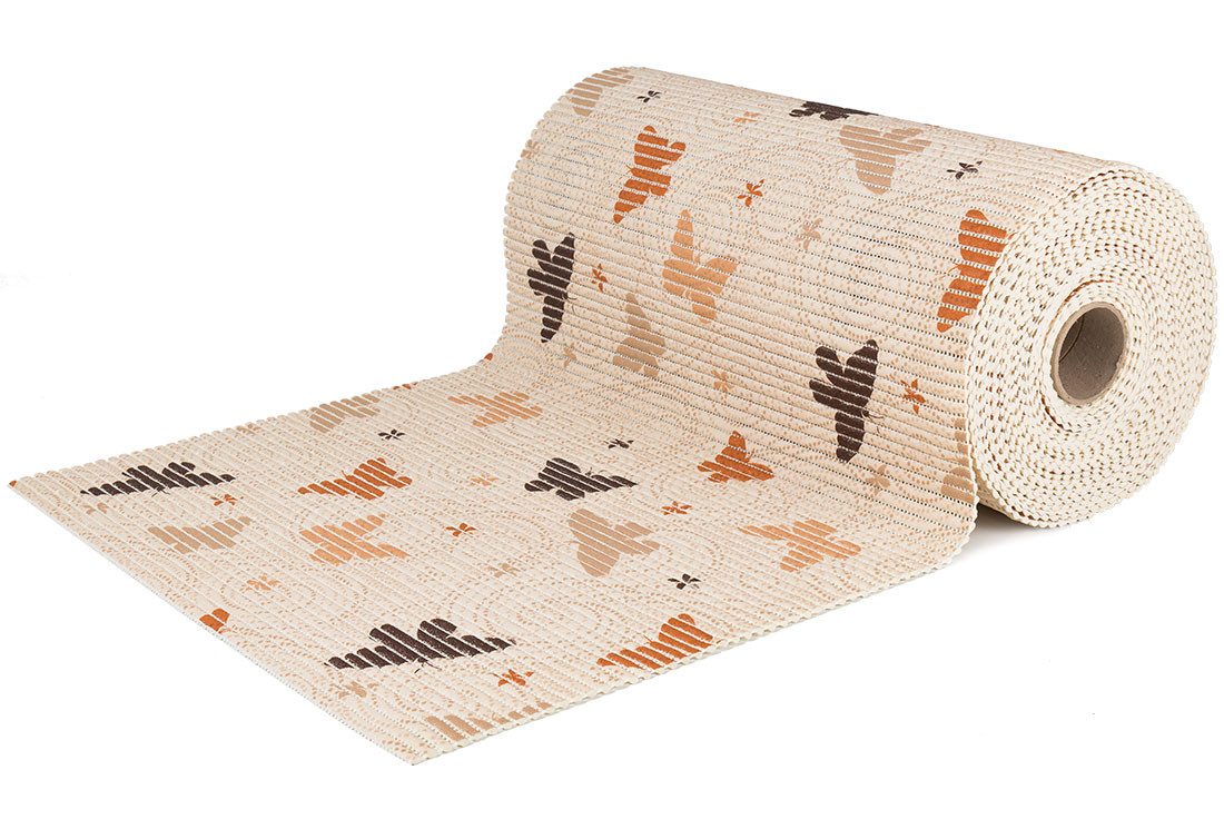 Dekonaz Schaum-Badematte Schaum Badematte, Höhe 5 mm, rutschhemmend beschichtet, schnell trocknend, fußbodenheizungsgeeignet, Polyester