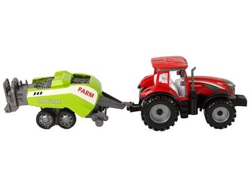 LEAN Toys Spielzeug-Traktor Farmtraktor Sämaschine Reibungsantrieb Bauernhofspielzeug Spielzeug