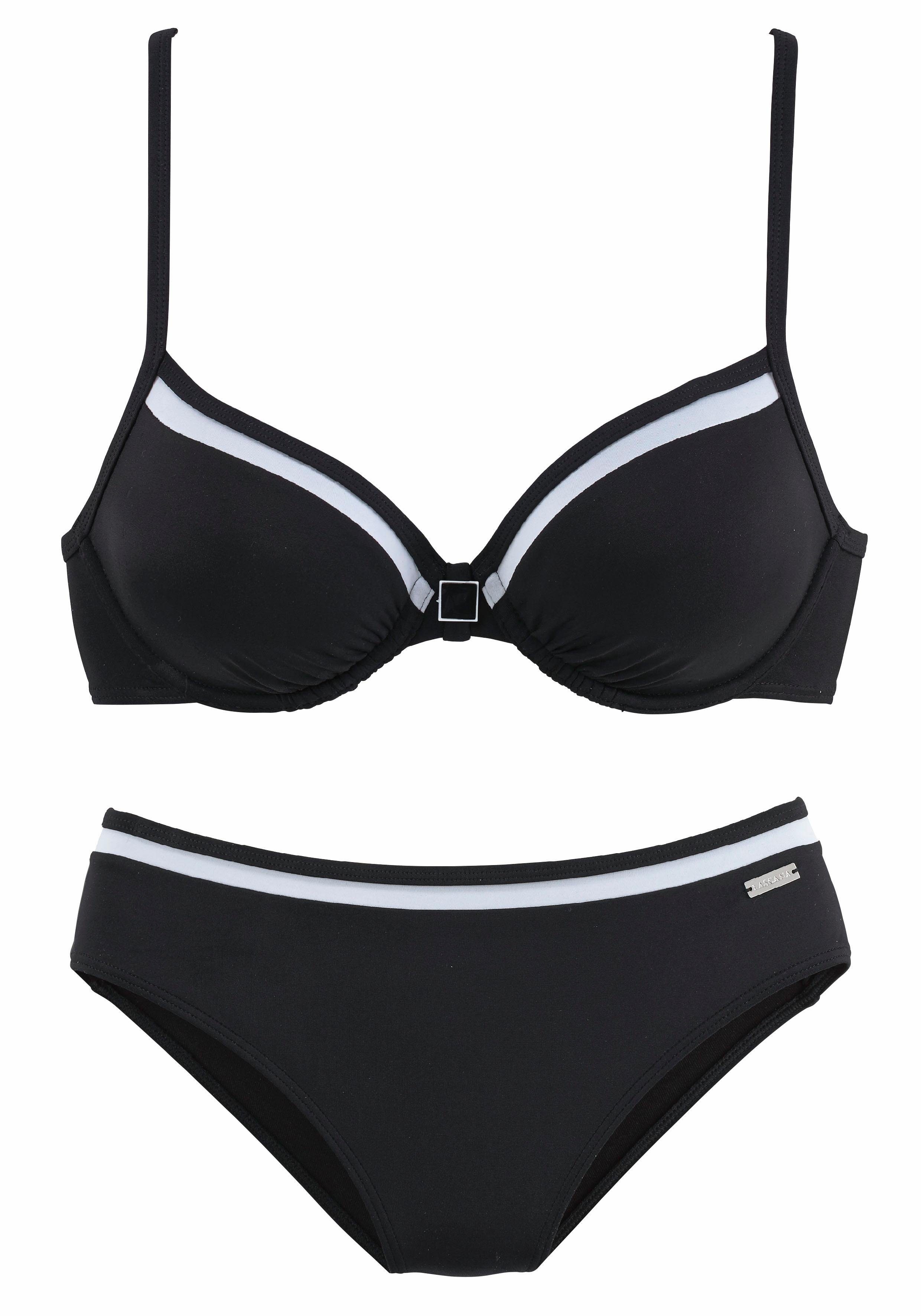 LASCANA Bügel-Bikini mit Kontrastdetails günstig online kaufen
