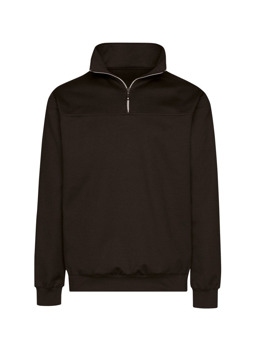 Trigema Sweatshirt TRIGEMA Sweatshirt mit Reißverschluss