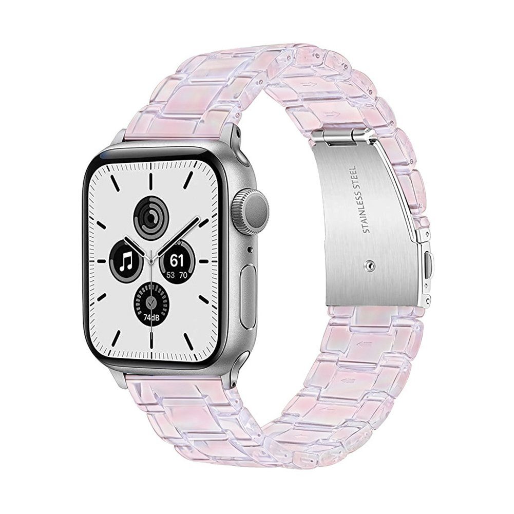 7 SCRTD Armband Smartwatch-Armband 45mm, mit Apple watch 41mm, Watch Kompatibel 7 armband 45mm watch apple 38mm 40mm Rosa apple