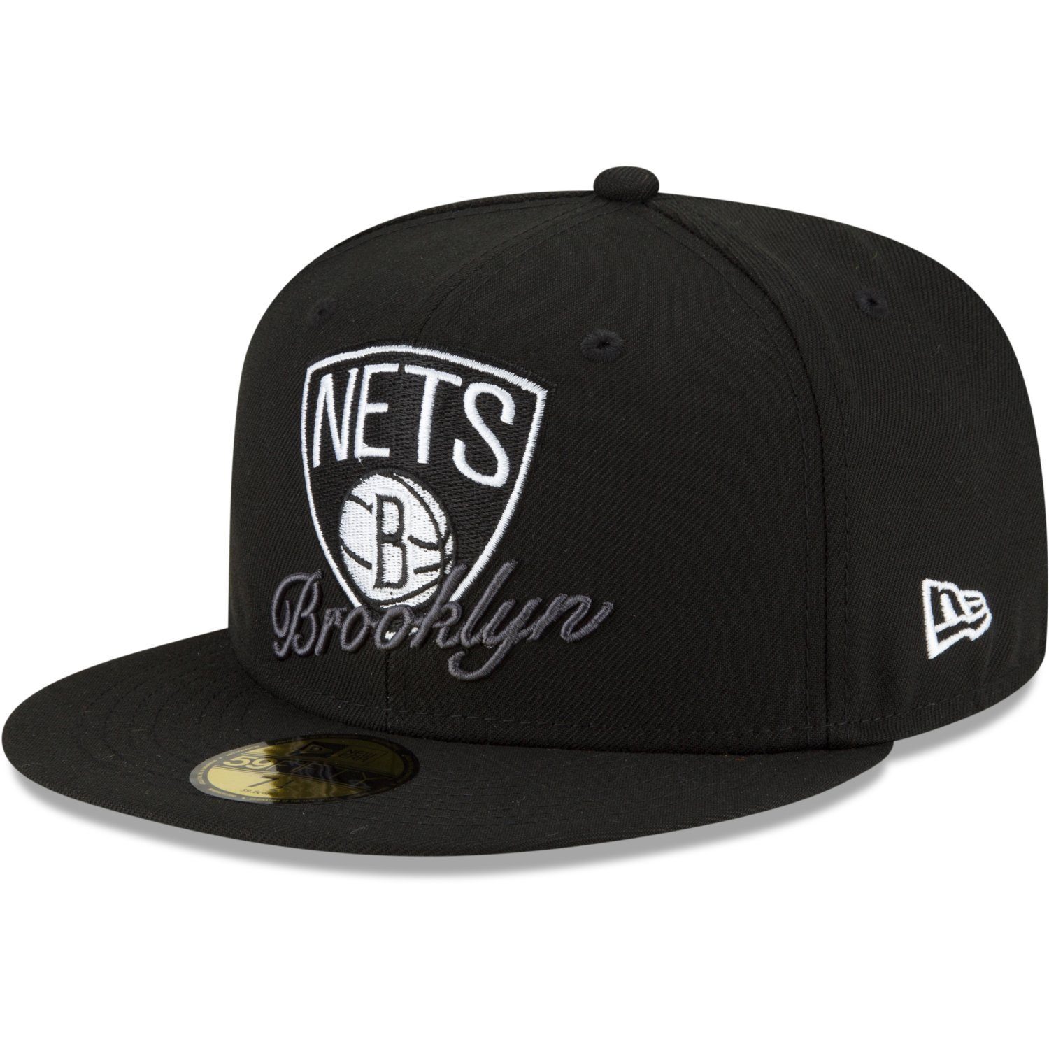 New Era Fitted Cap 59Fifty DUAL LOGO Brooklyn Nets