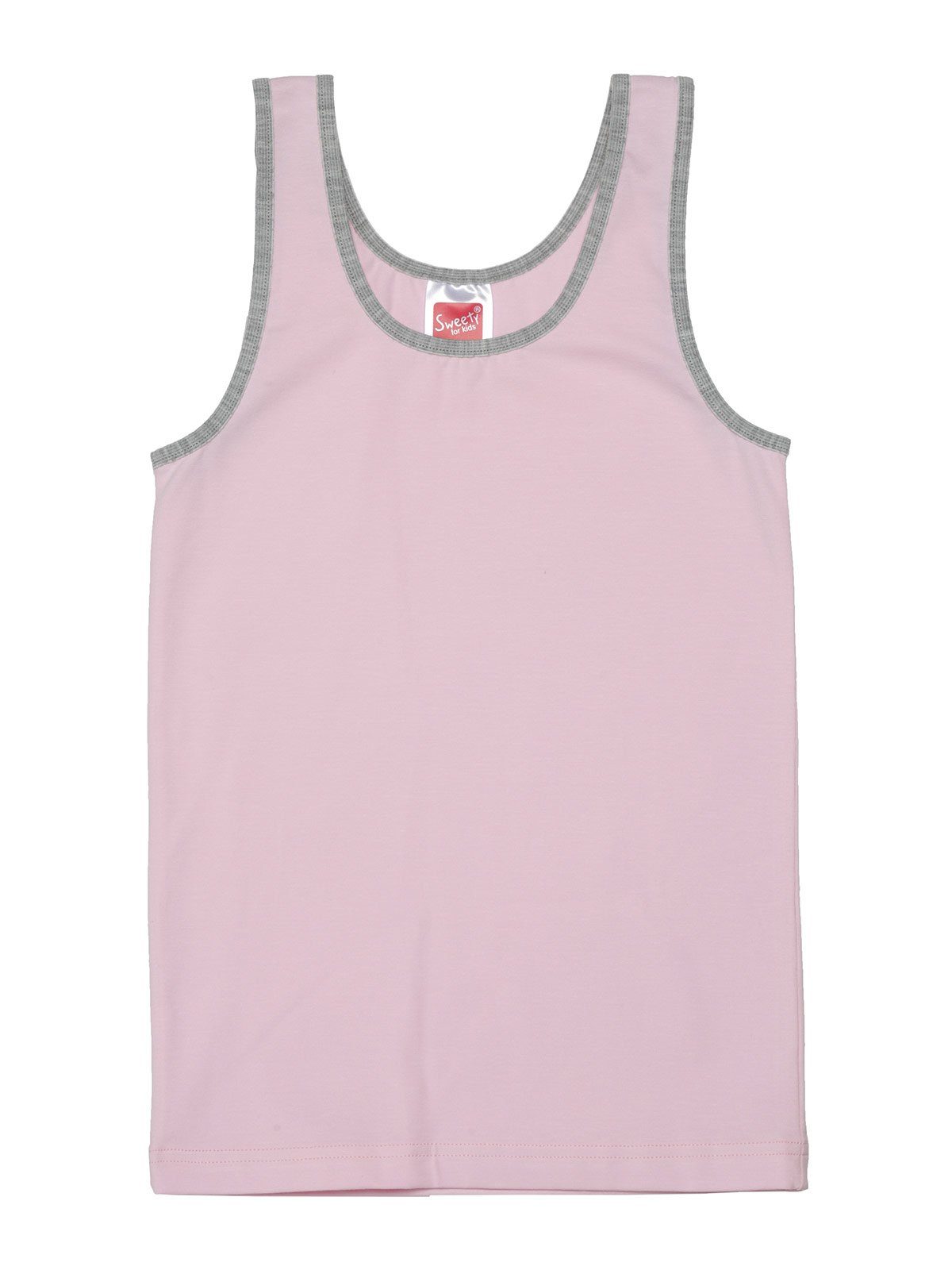 Sweety for Kids Single Mädchen Unterhemd Markenqualität (Packung, hohe colored Unterhemd Jersey multi 3er 3-St) Pack