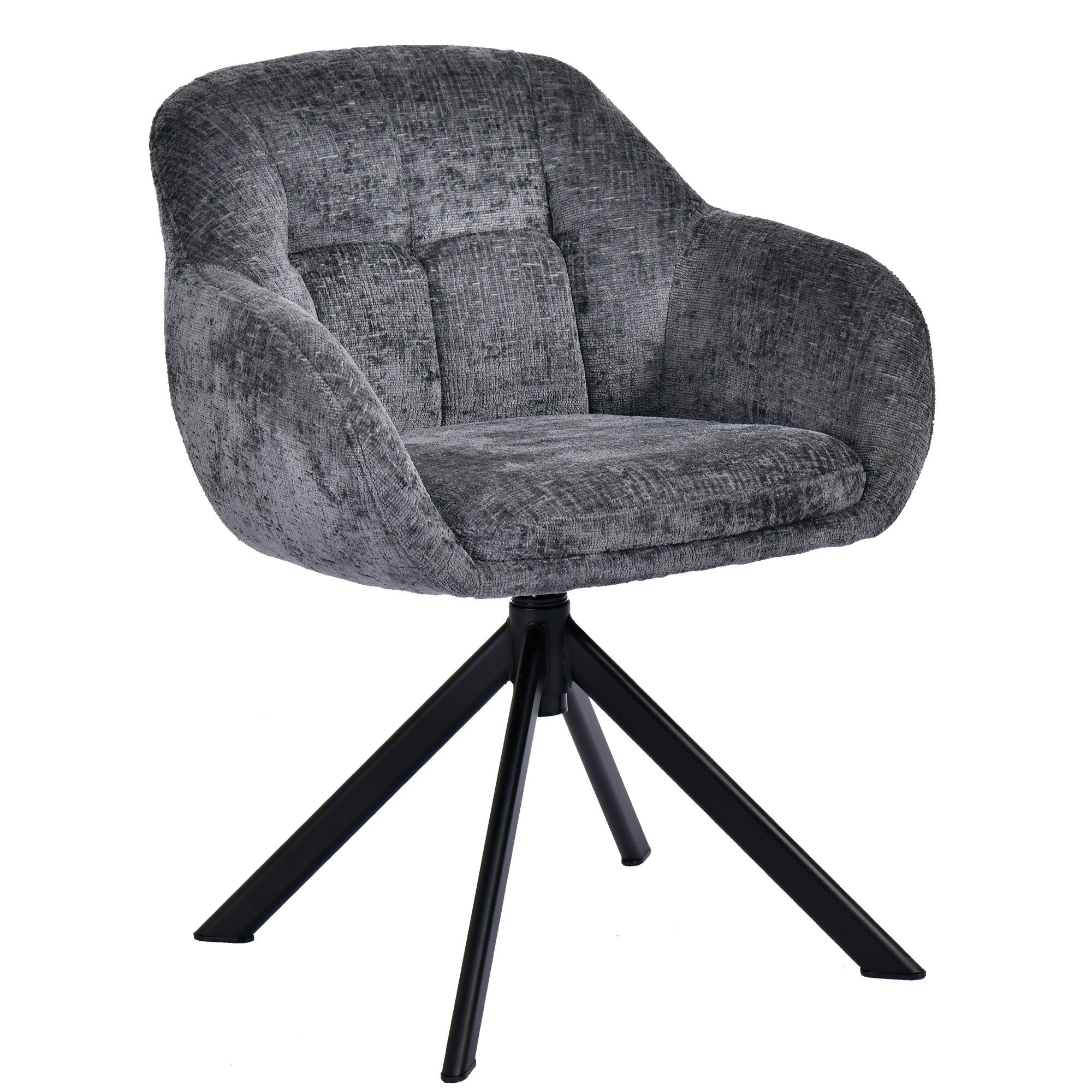 Duhome Loungesessel (9-213A), Armlehnstuhl aus Chenille-Stoff, Schminktisch günstig online kaufen