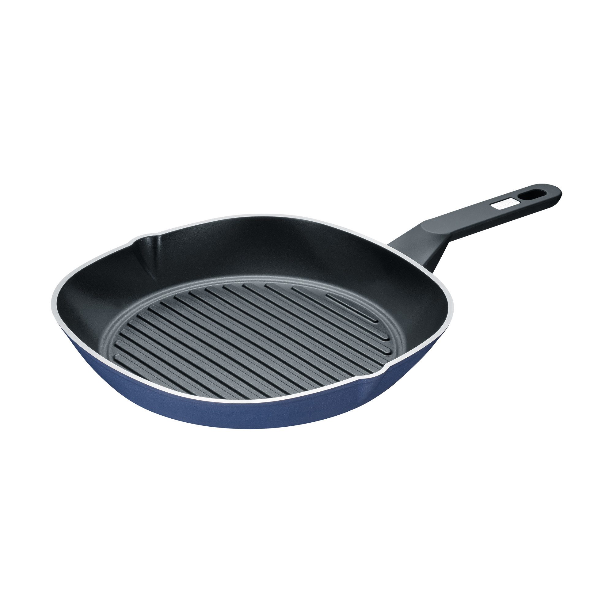 Berndes Grillpfanne 28 cm, Aluminium, schwarz - Special+, Aluminium