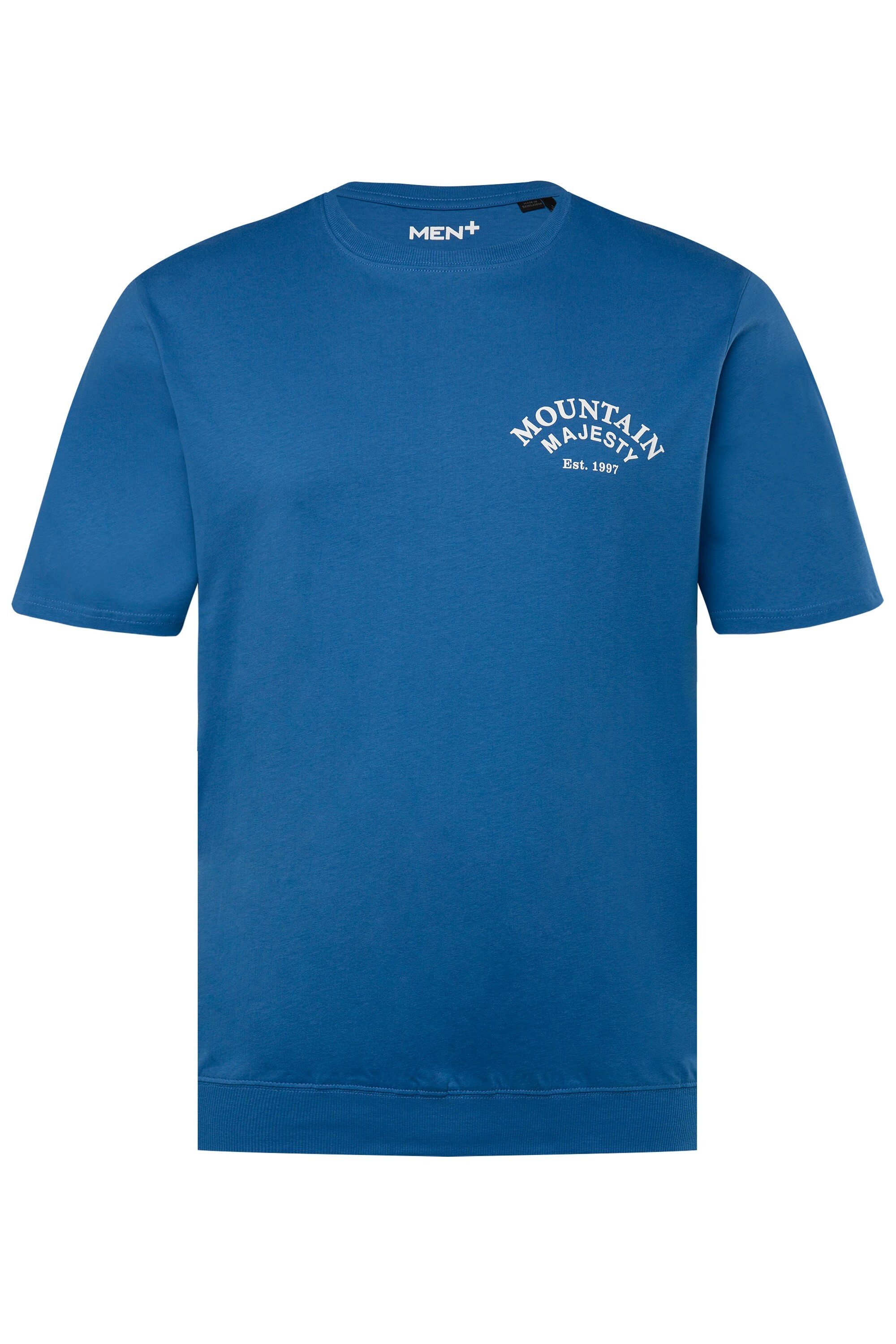 T-Shirt T-Shirt Halbarm Bauchfit Rundhals