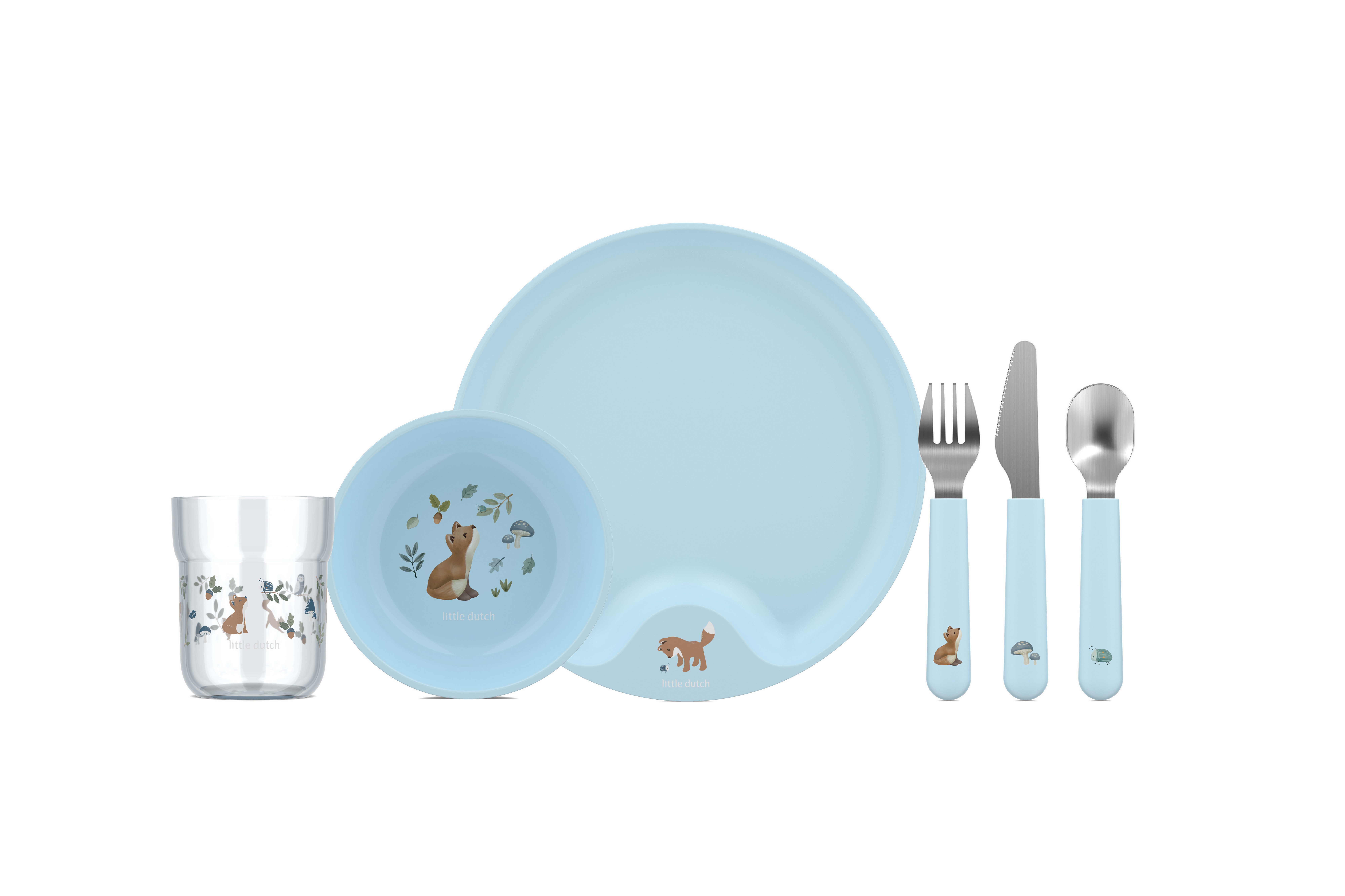 Mepal Kinderbesteck Mepal Mio Kindergeschirr Set - Forest Friends