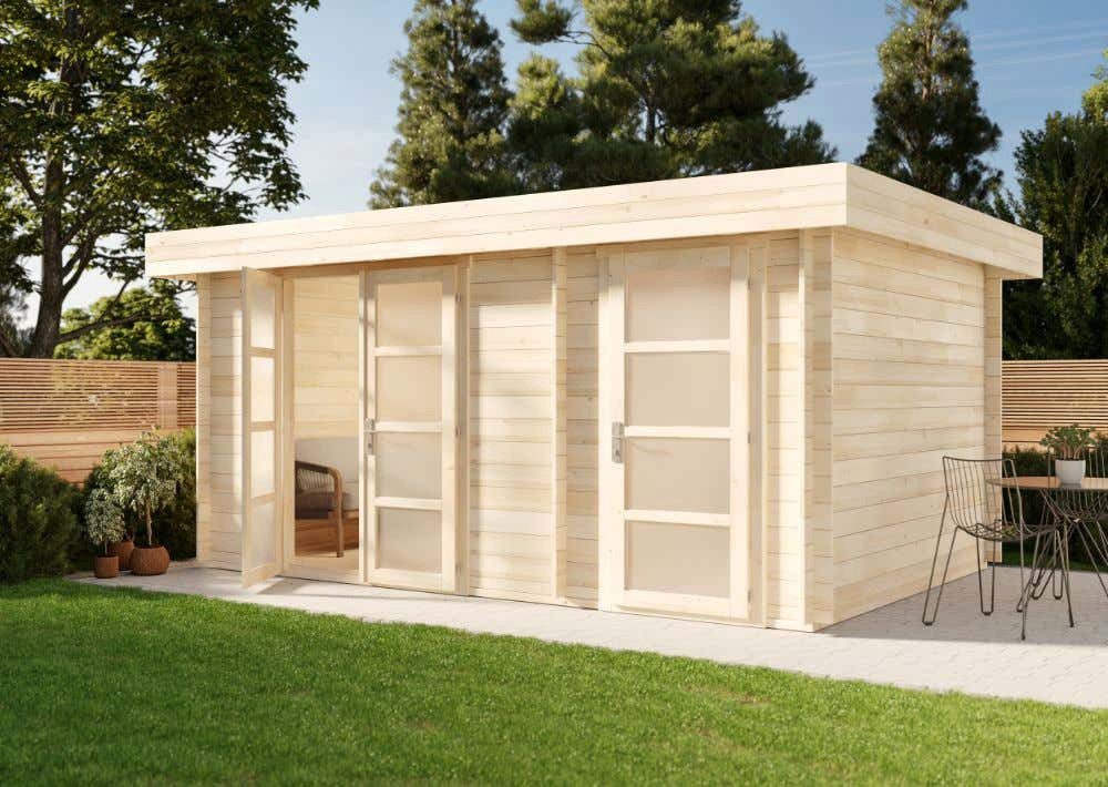 Alpholz Gartenhaus Holz Modern-E, BxT: 510x359 günstig online kaufen