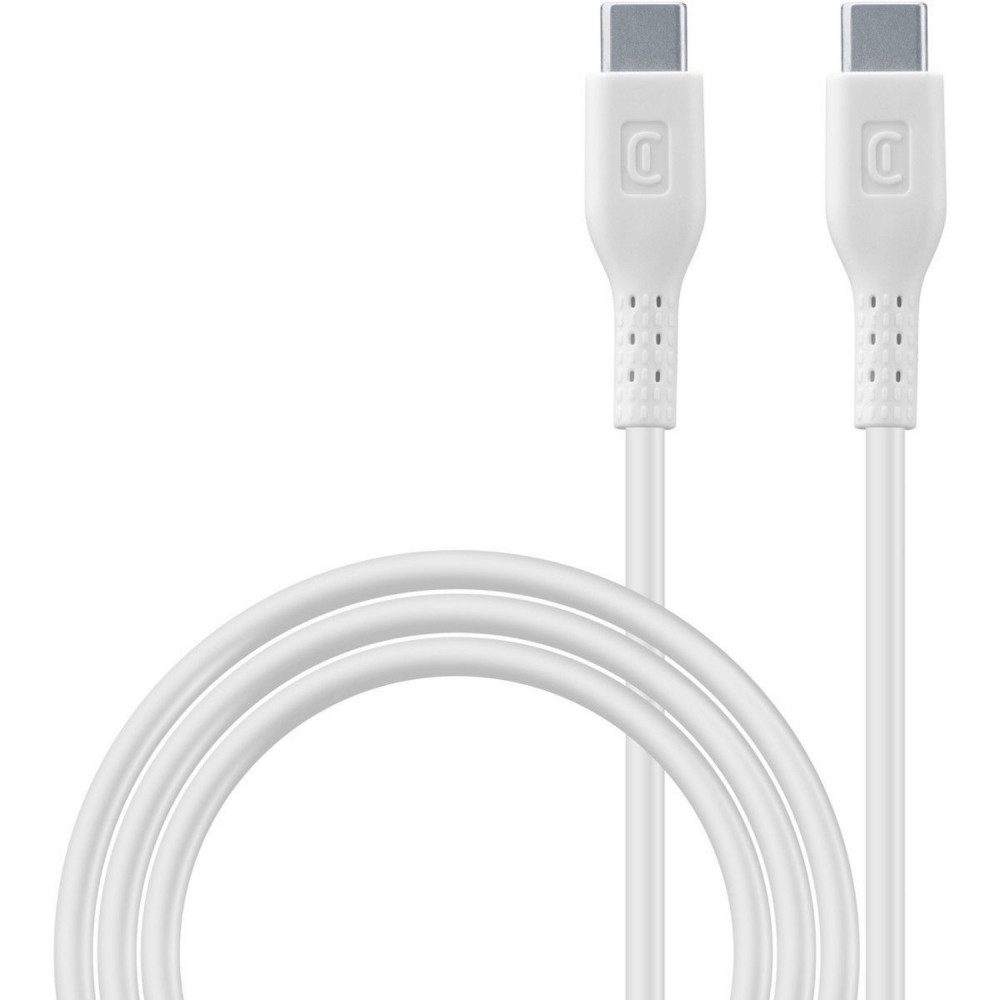Cellularline USBDATA100C2C5A2MW schnelles Ladekabel 200cm weiß X-Link Lade-und Datenkabel