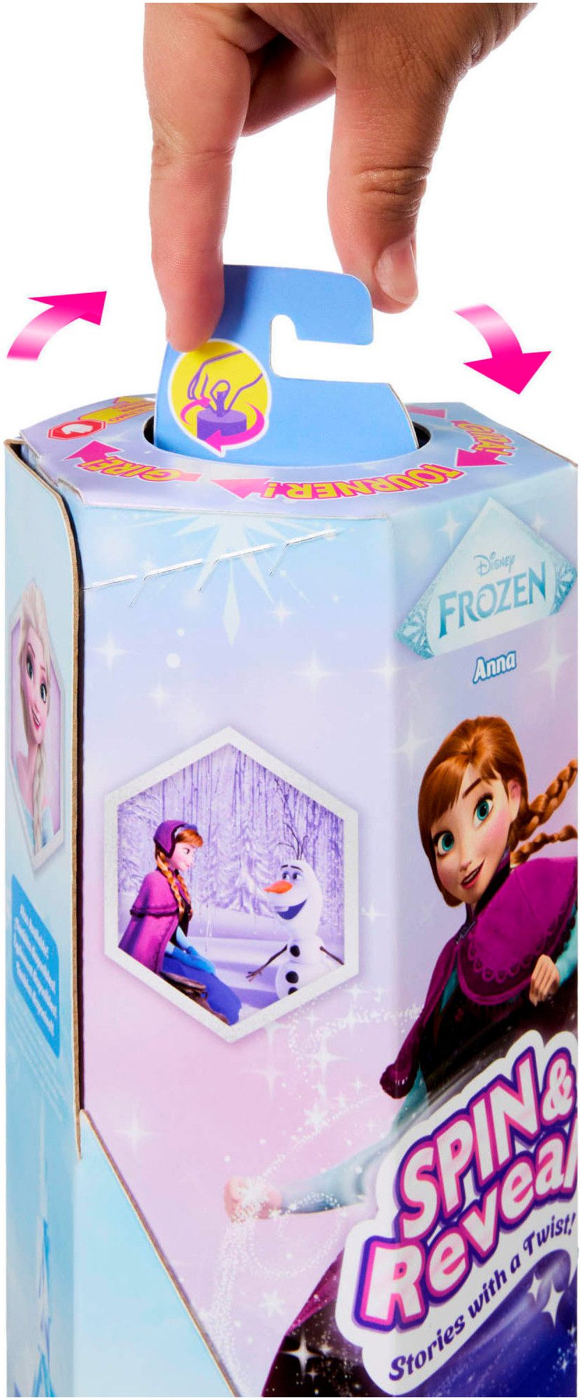 Mattel® Anziehpuppe Disney Die Eiskönigin Spin & Reveal Anna Puppe günstig online kaufen
