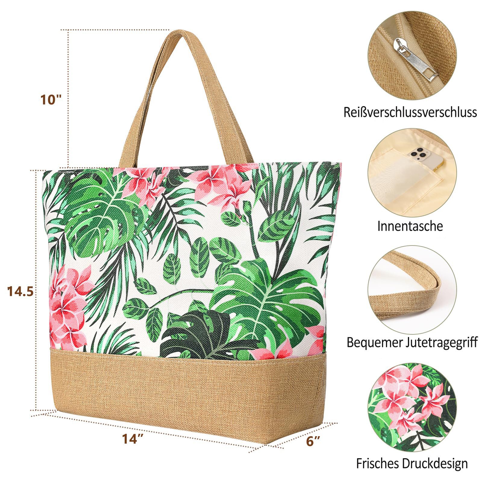 Coonoor Strandtasche Damentasche für den Strand, günstig online kaufen