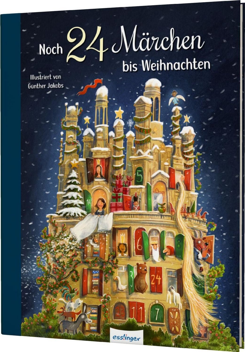 Kinderbuch Noch 24 Märchen bis Weihnachten Zum besinnlichen Vorlesen Brüder Grimm, Hans Christian Andersen