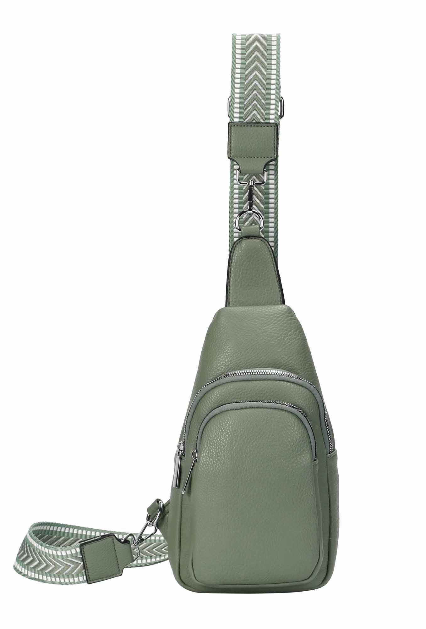 ITALYSHOP24 Schultertasche Unisex Sling-Tasche Bodybag Crossbody Brusttasch günstig online kaufen