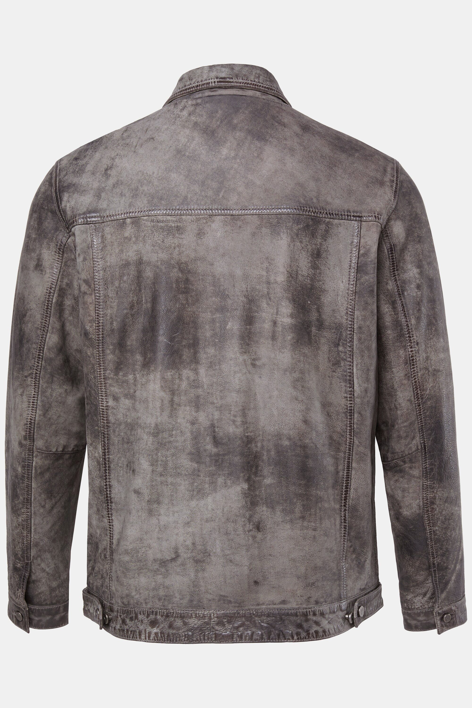 Men Plus Lederjacke Lederjacke Leder bestes Rindsleder