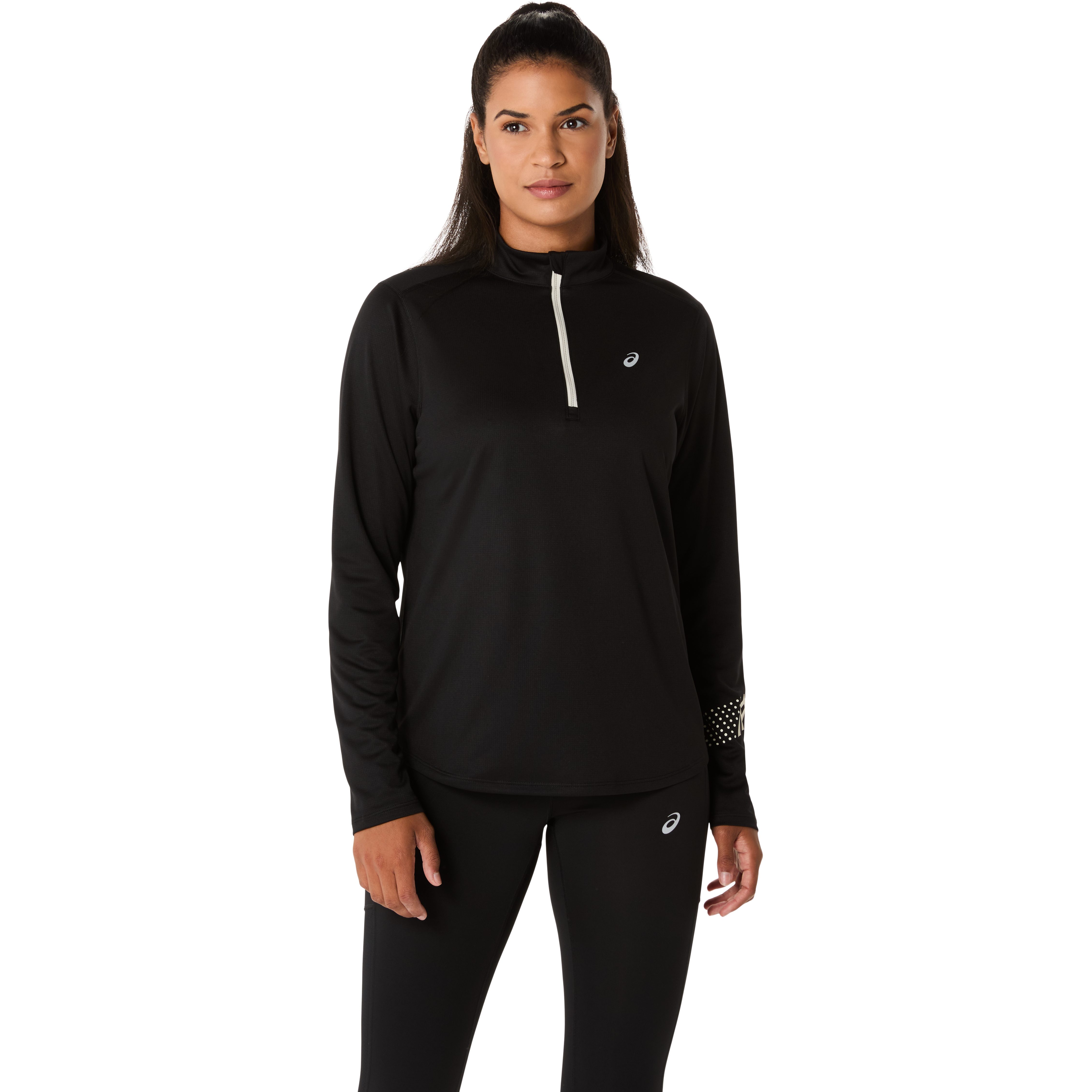 Asics Laufshirt ASICS ICON 1/2 ZIP LS TOP