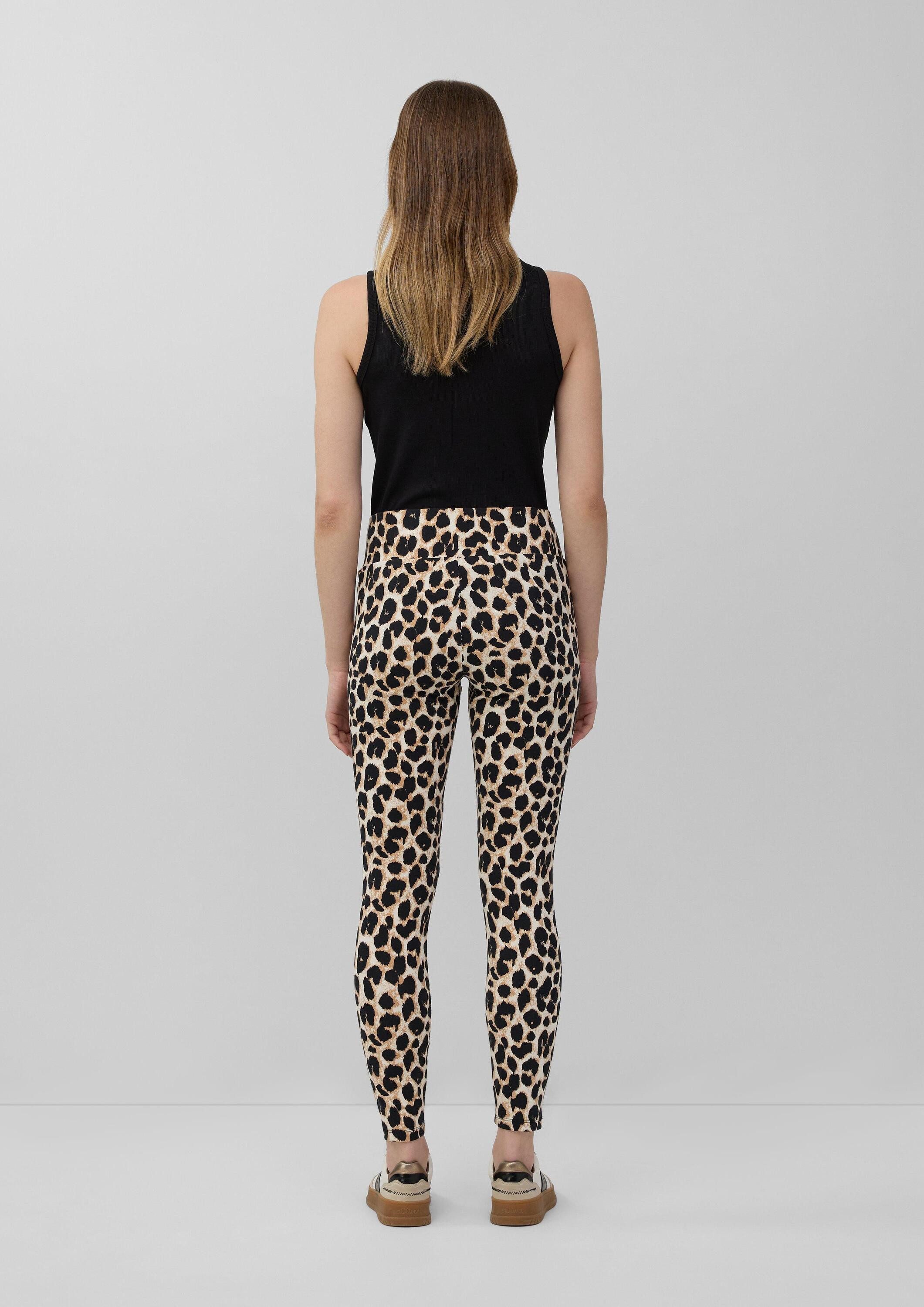 s.Oliver Leggings Leggings Leggings mit Leo-Muster