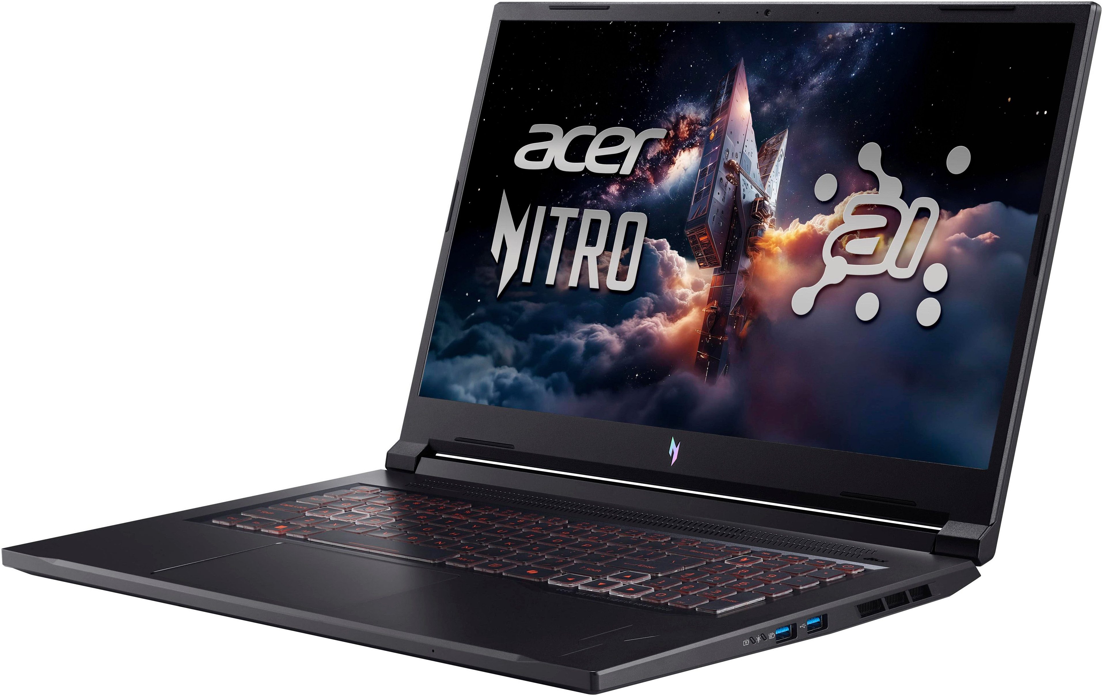 Acer Nitro V ANV17-41 RTX 5050/5060/5070 Gaming-Notebook (43,94 cm/17,3 Zoll, AMD Ryzen 7 260, GeForce RTX 5060, 32 GB, 512 GB SSD) – Bild 5 von 5