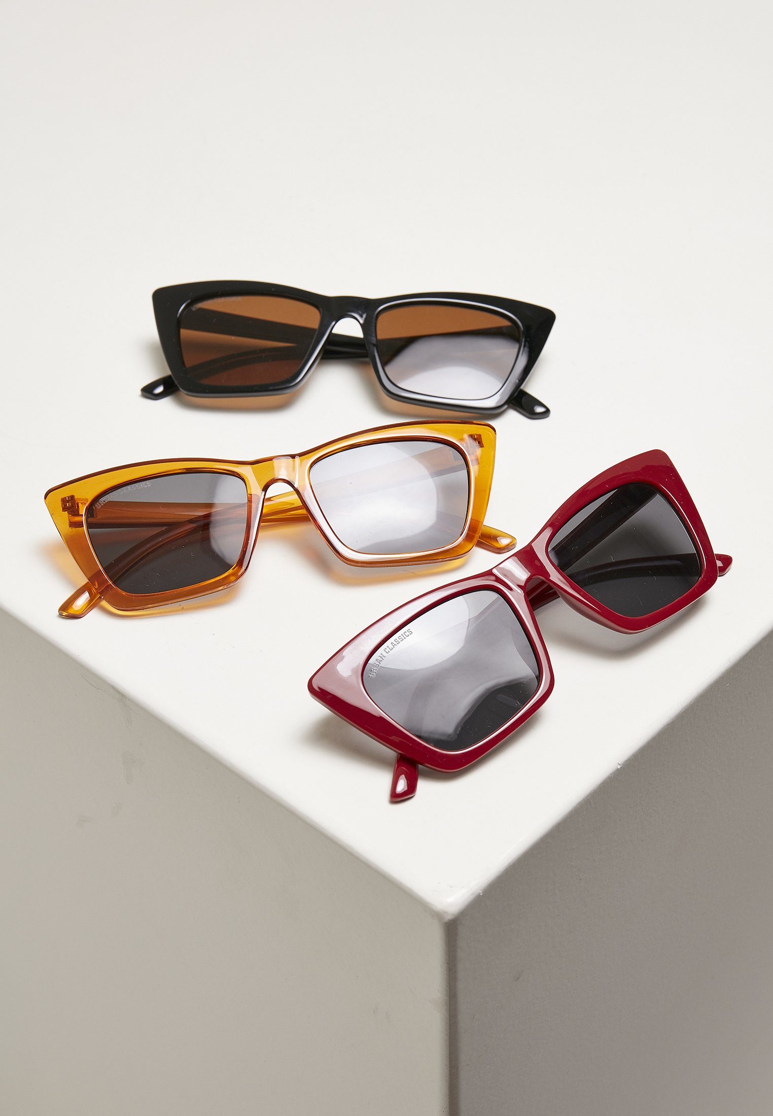 URBAN CLASSICS Sonnenbrille 3-Pack Unisex Sunglasses Tilos