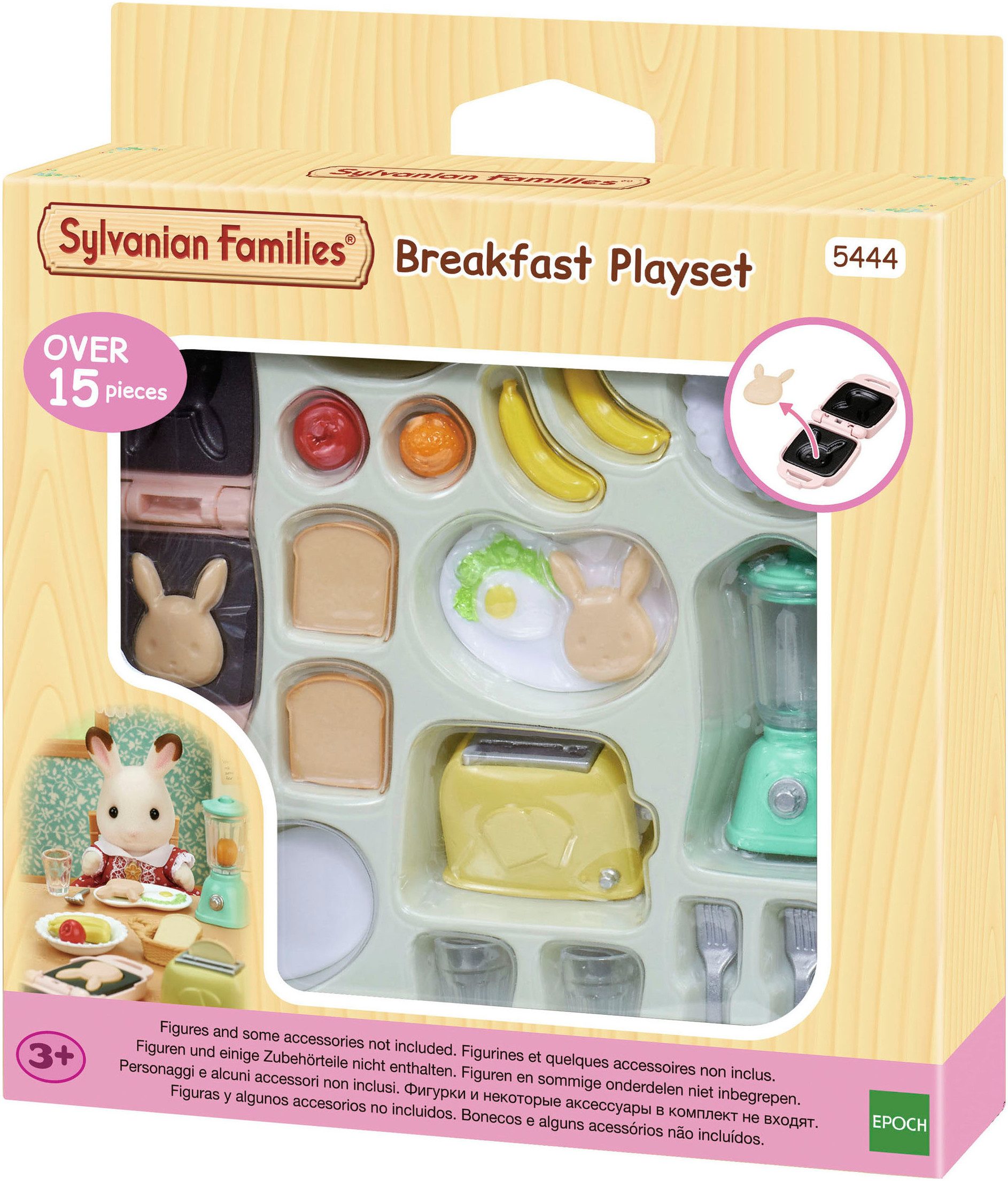 Sylvanian Families Spielwelt Frühstücks-Set mit Toaster günstig online kaufen