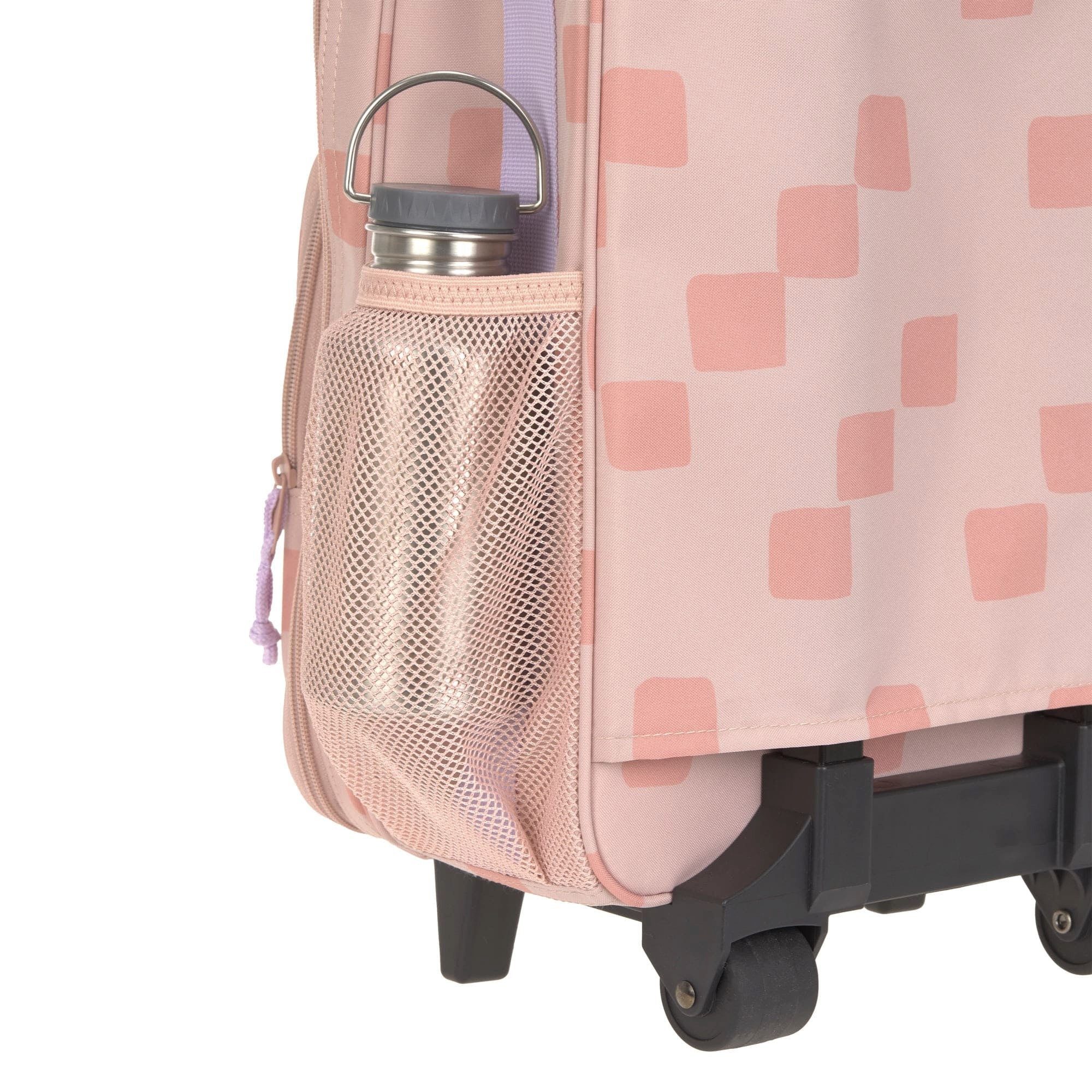 LÄSSIG Koffer Pattern Party - 2-Rollen-Kindertrolley 46 cm (rose)