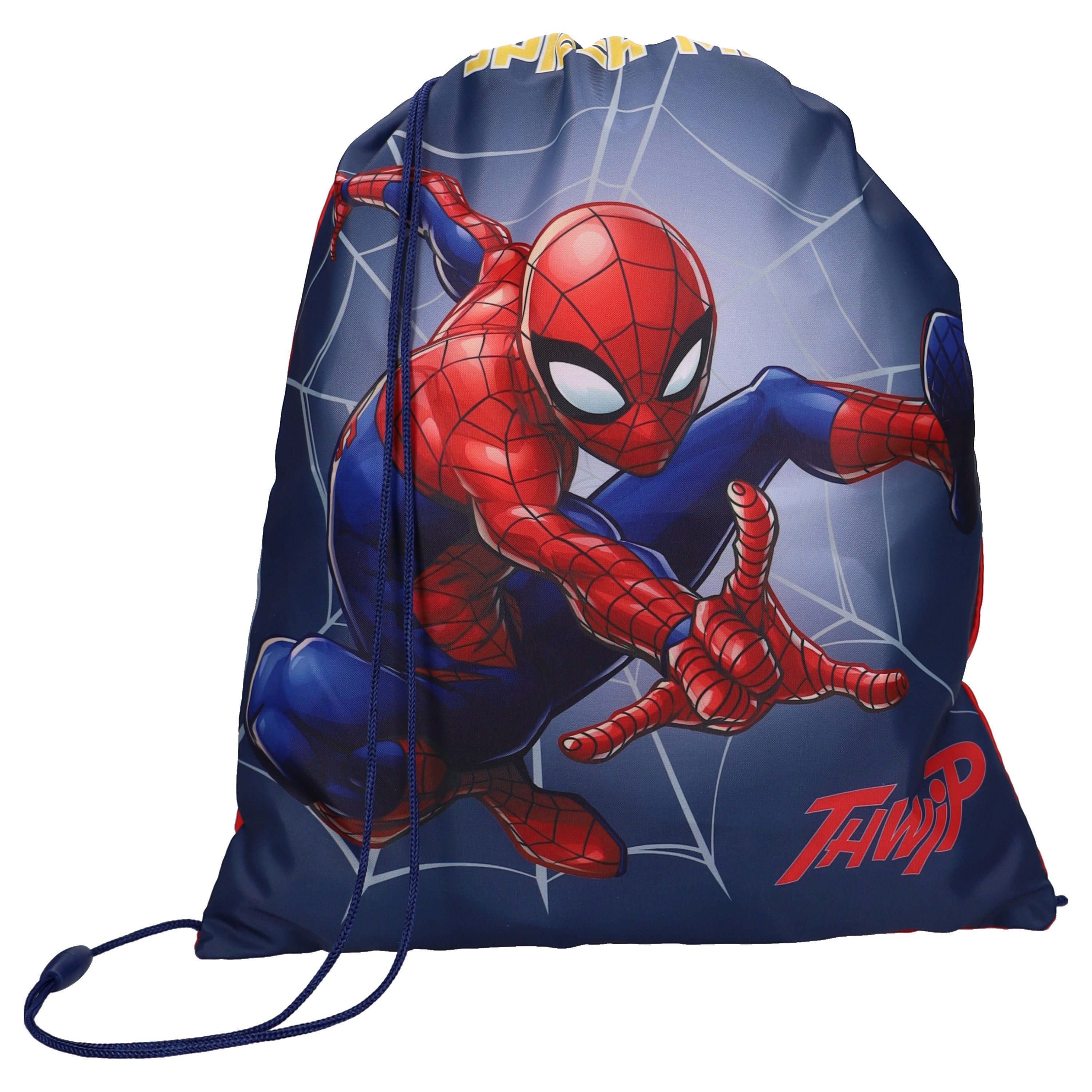 MARVEL Turnbeutel Spider-Man Turnbeutel Web Warriors für Schule und Sport