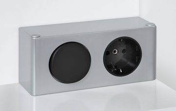 welltime Spiegelschrank »Torino« Breite 120 cm, 3-türig, LED-Beleuchtung, Schalter-/Steckdosenbox