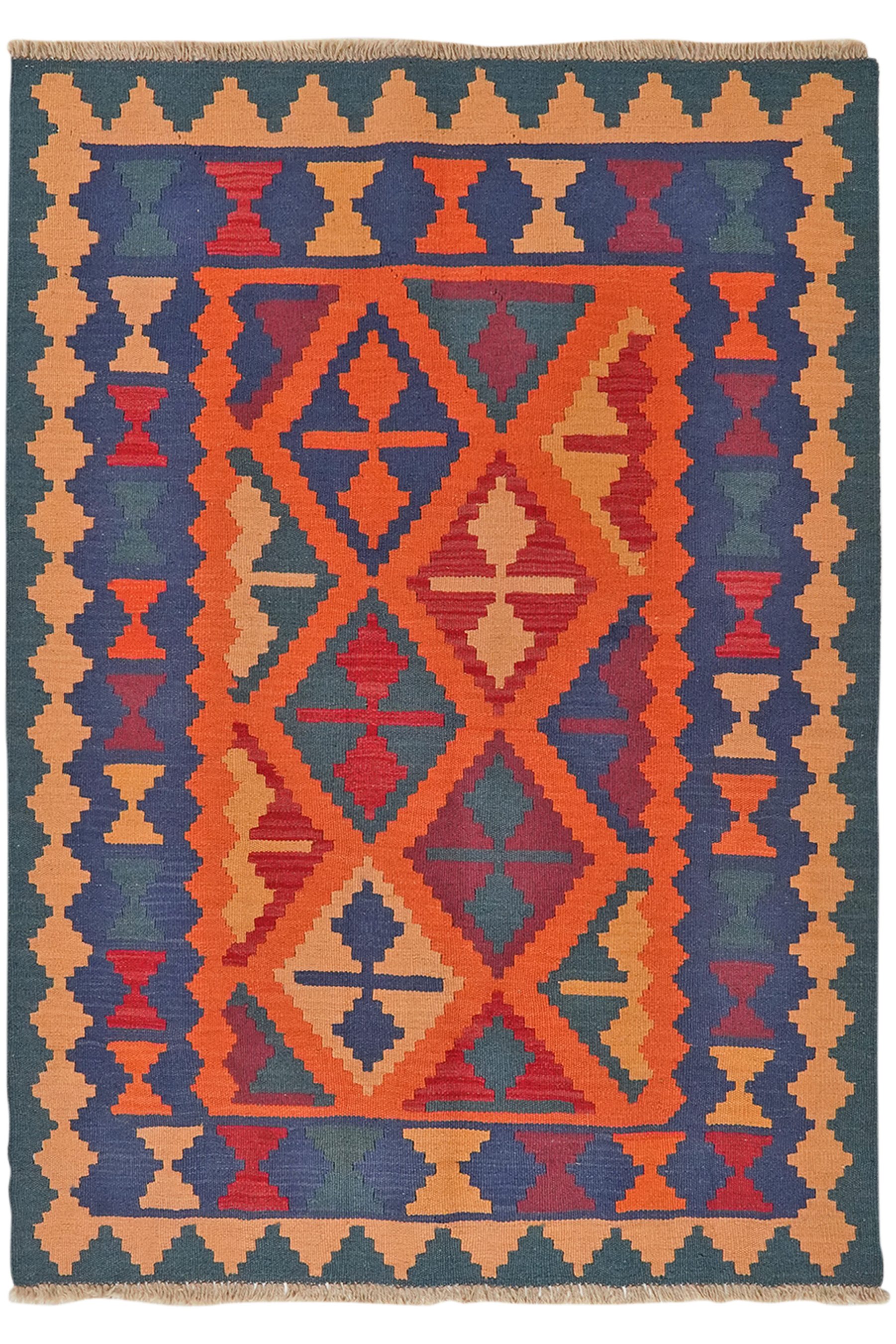 Rugtales Teppich Kelim Gashgai 169x122cm, Rechteck, Handgemachtes Unikat, nachhaltig und fair gefertigt