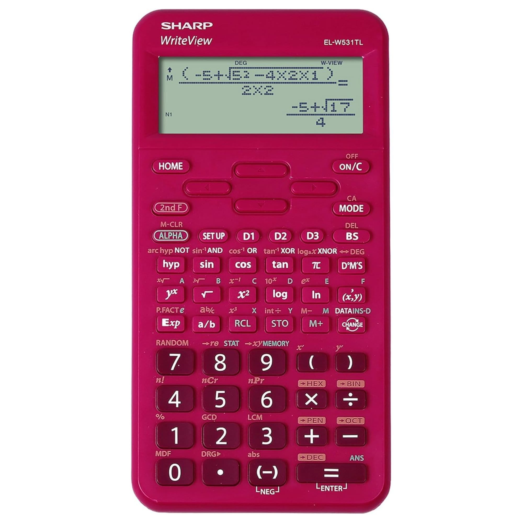 Sharp Taschenrechner Sharp EL-W531TL Rot