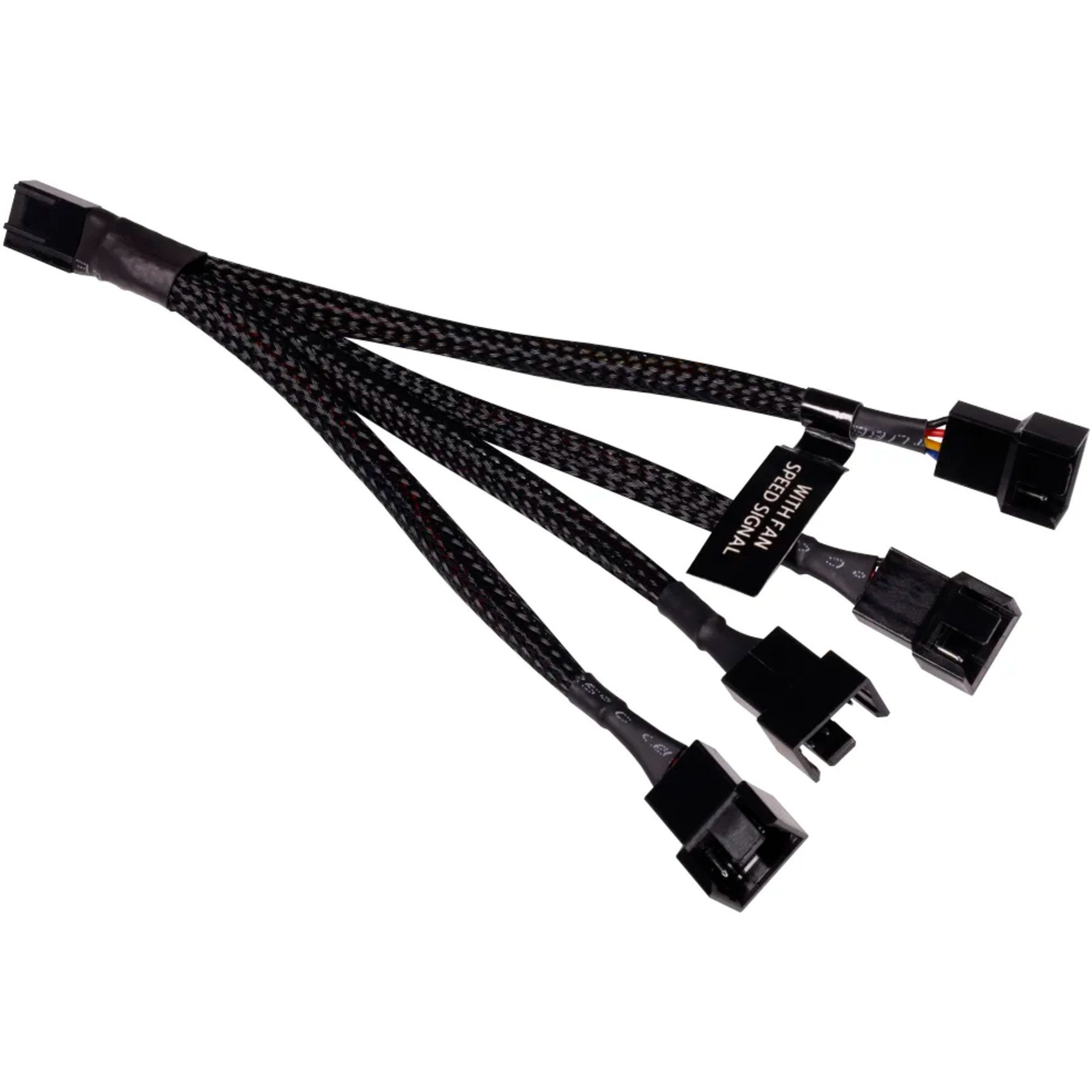 CPU Kühler Alphacool Y-Kabelsplitter 4-Pin auf 4x 4-Pin PWM