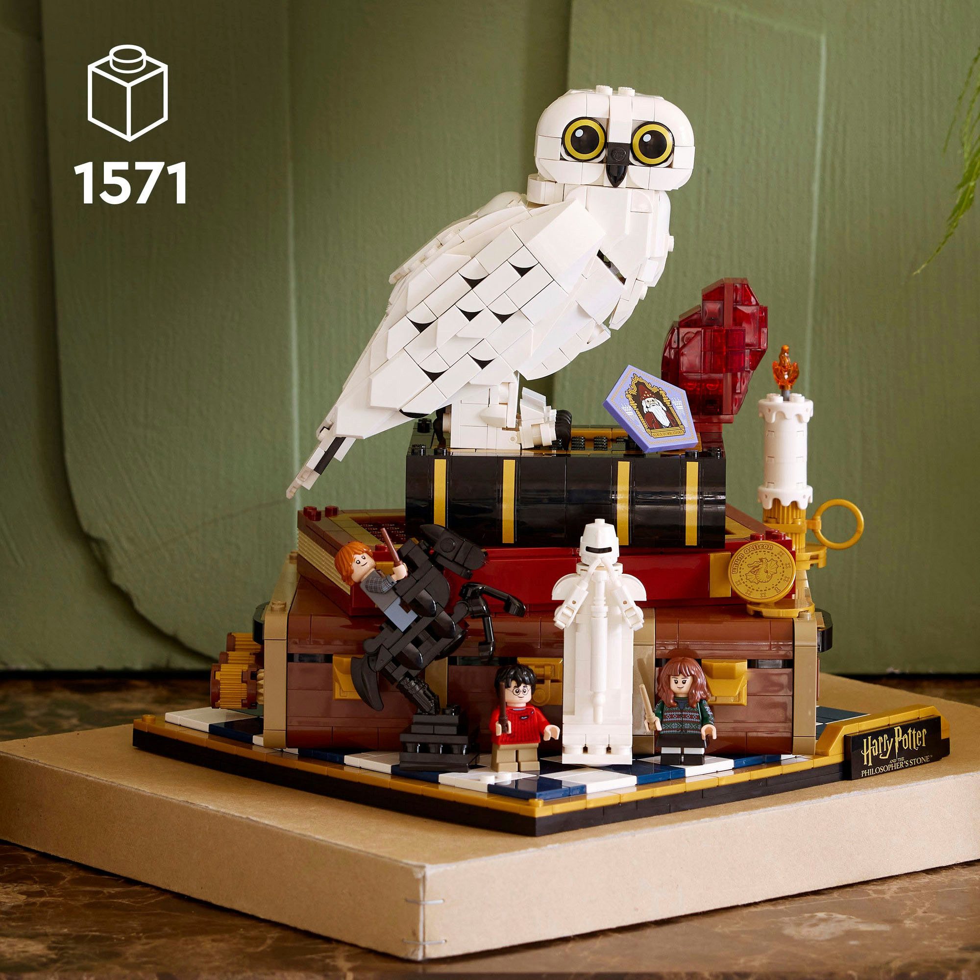 LEGO® Stein der Weisen – Sammleredition (76466), LEGO Harry Potter Konstruktionsspielsteine, (1571 St)